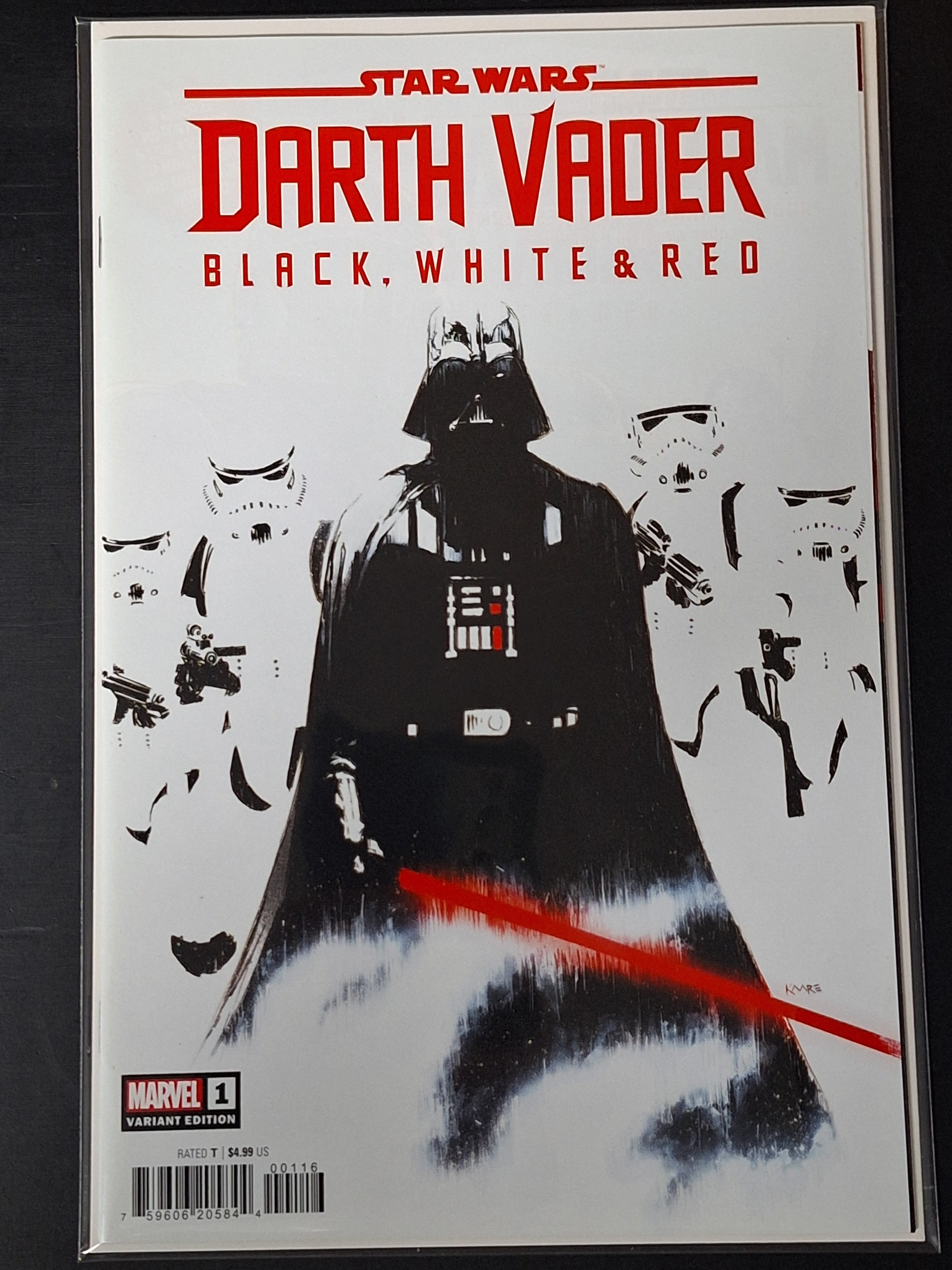 Star Wars: Darth Vader Black, White & Red 1 Marvel 2023 Andrews 1:25 Variant