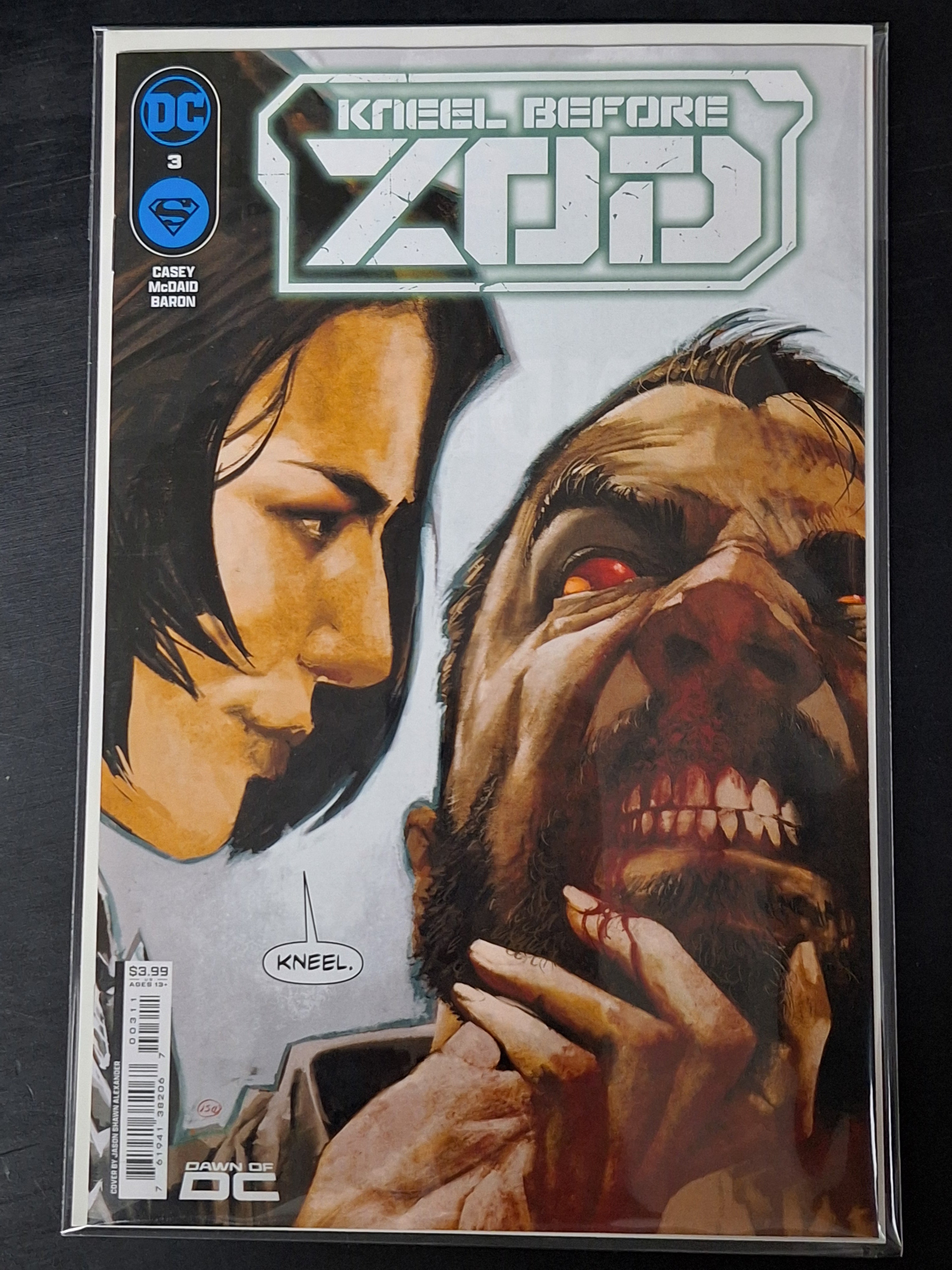 Kneel Before Zod 3 DC 2024 Cover A The Death of Ursa