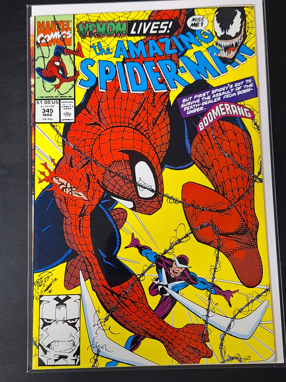 Amazing Spider-Man 345 Marvel 1991 Carnage Infects Cletus Kasady