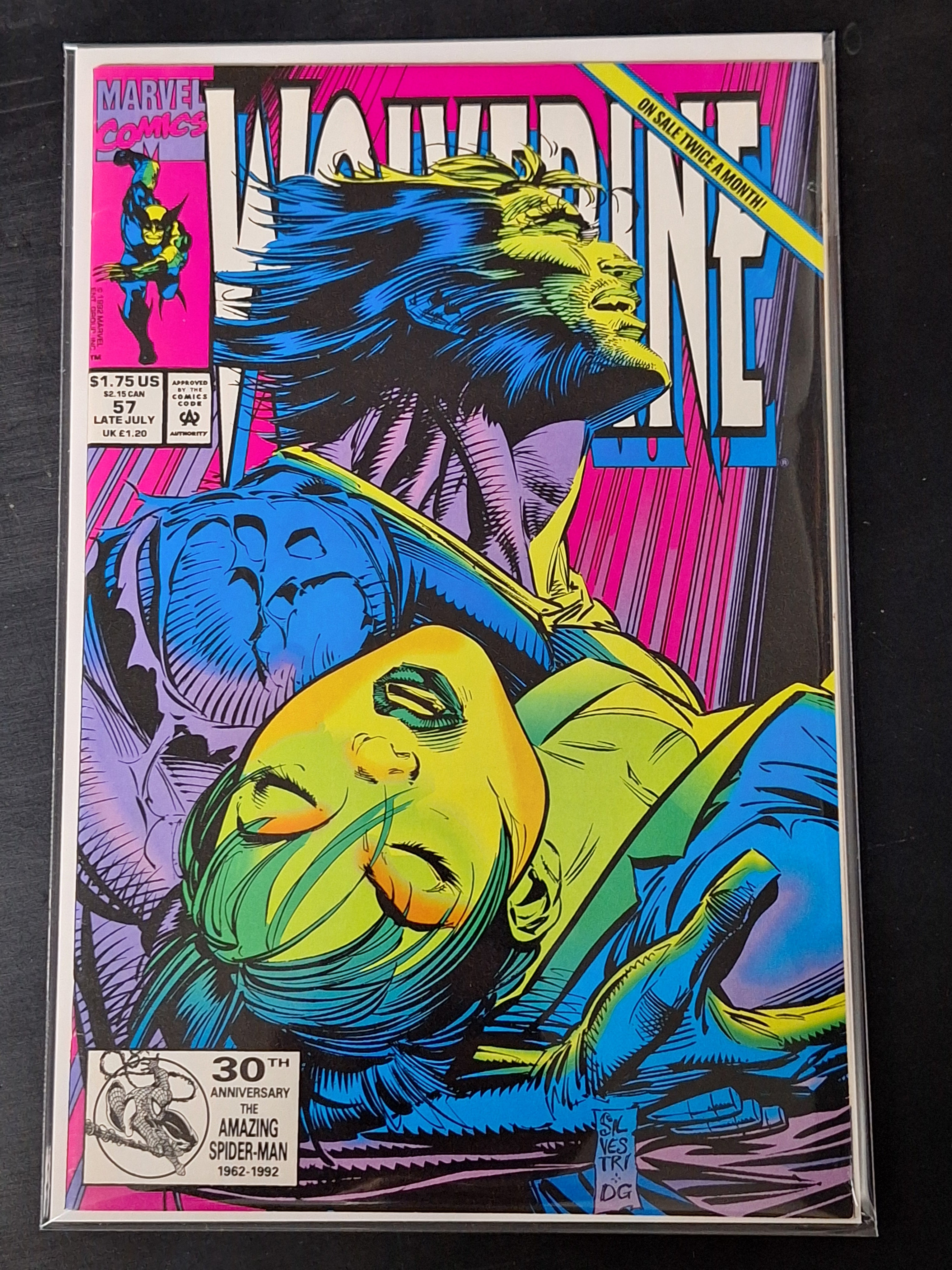 Wolverine 57 Marvel 1992 The Death of Mariko