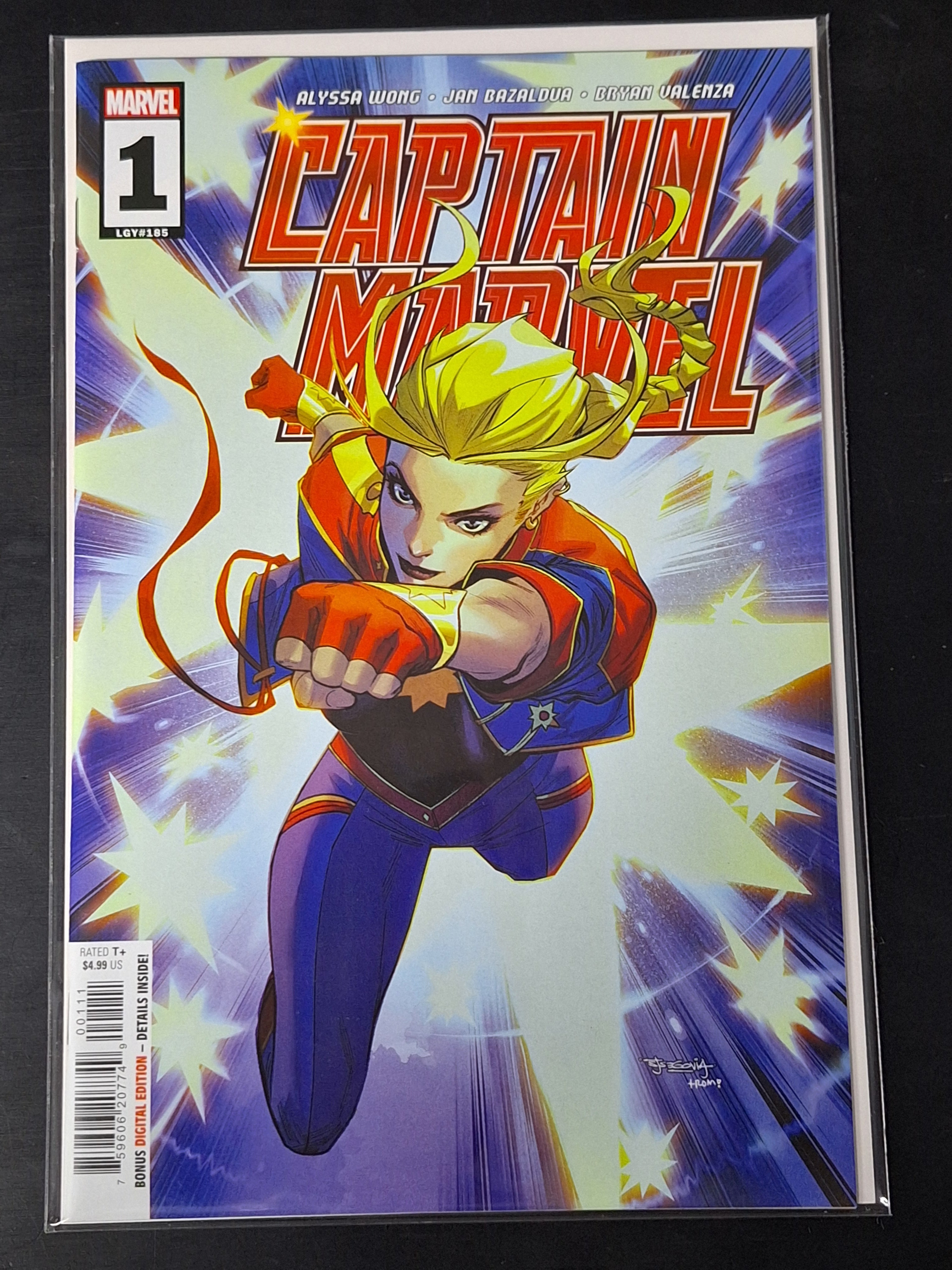 Captain Marvel 1 Marvel 2023 Stephen Segovia Cover A