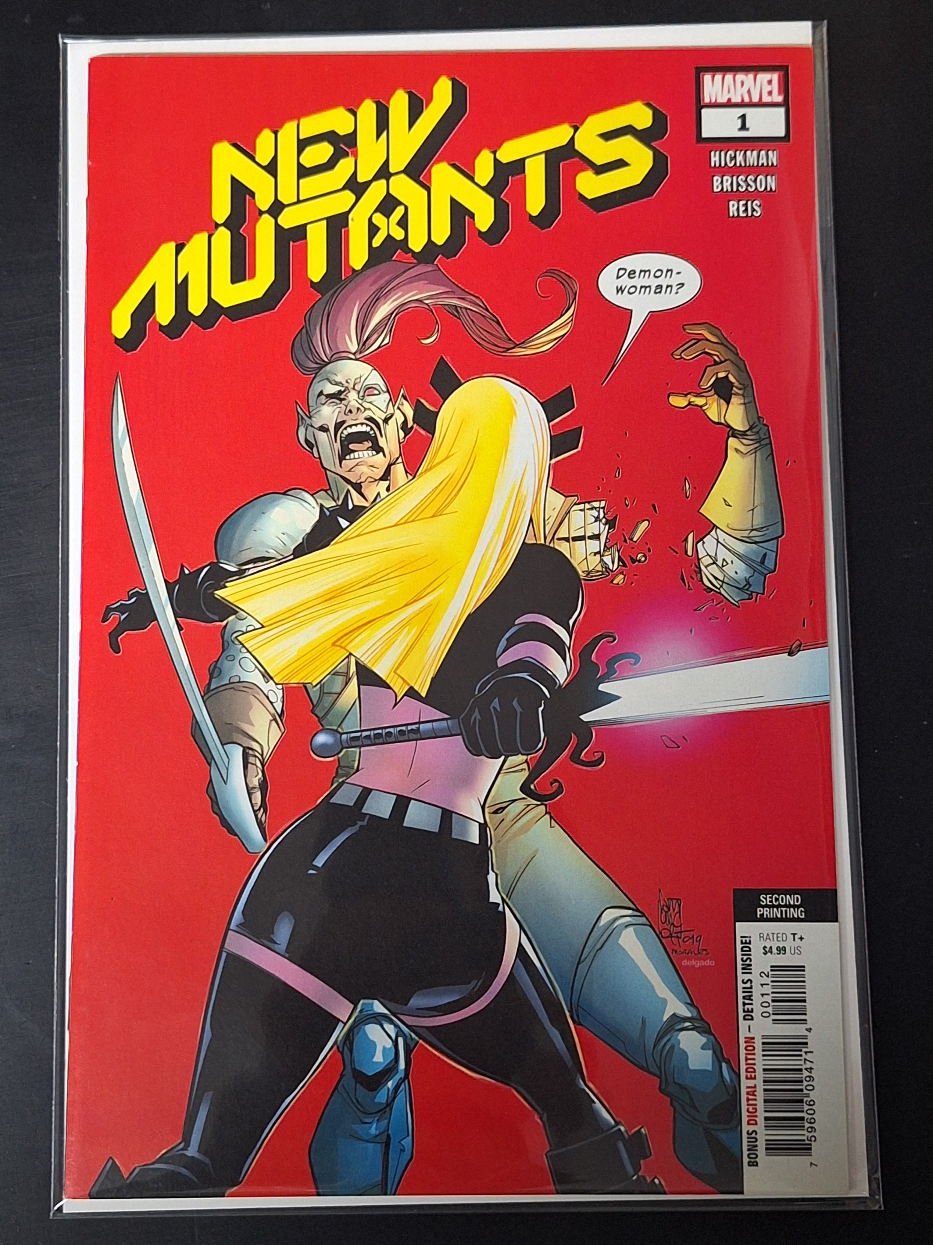 New Mutants 1 Marvel 2020 Second Printing Variant