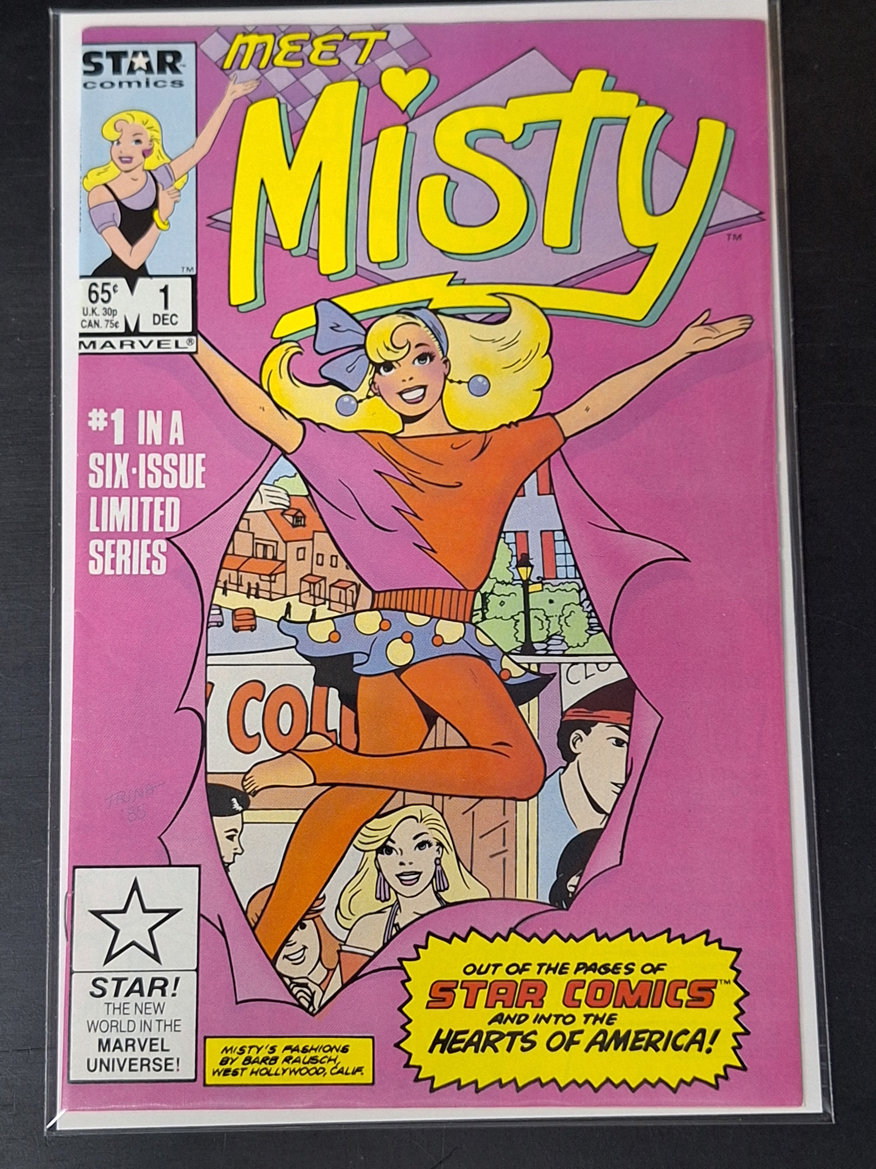 Misty 1 Marvel 1985 Scarce Series