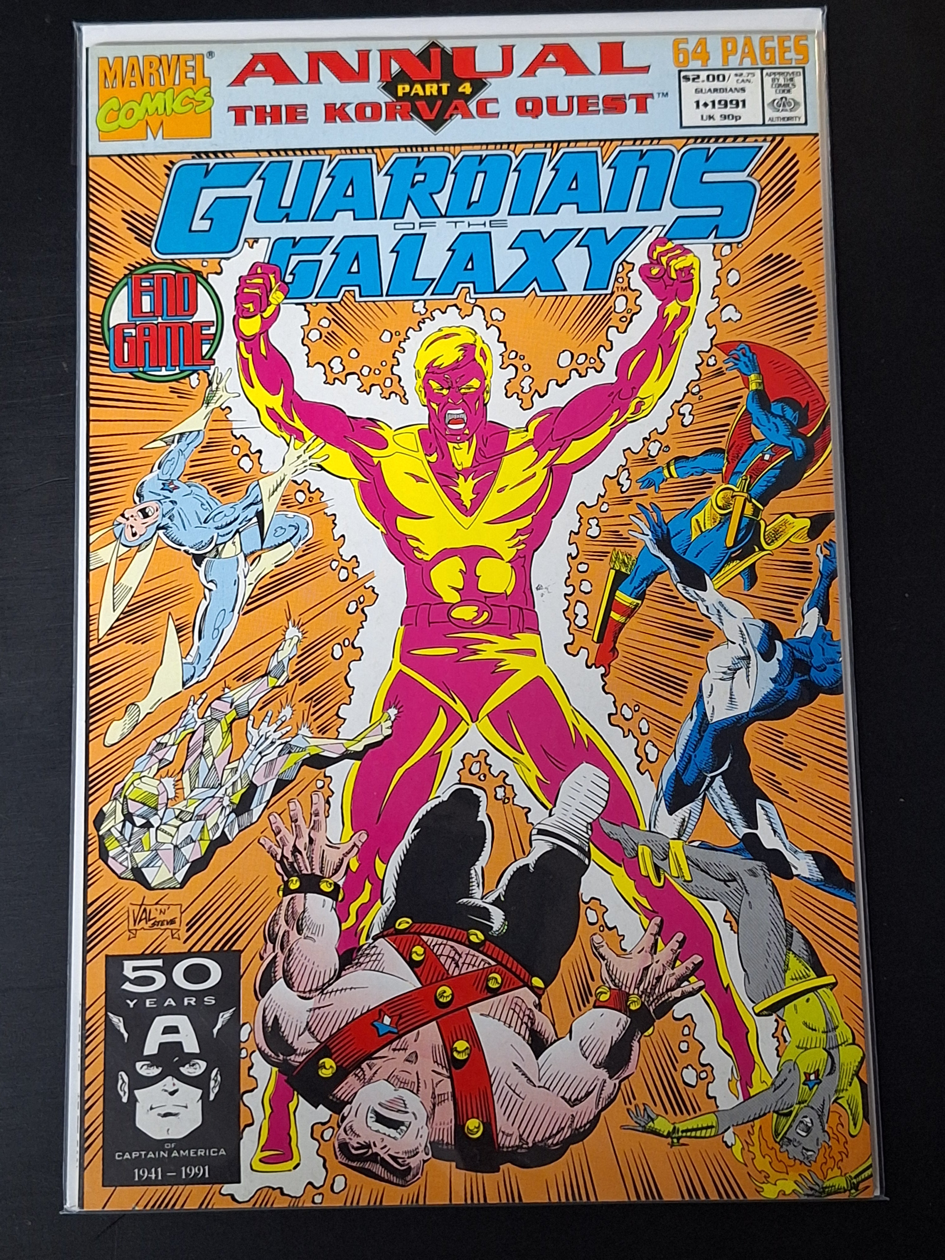 Guardians Of The Galaxy Annual 1 Marvel 1991