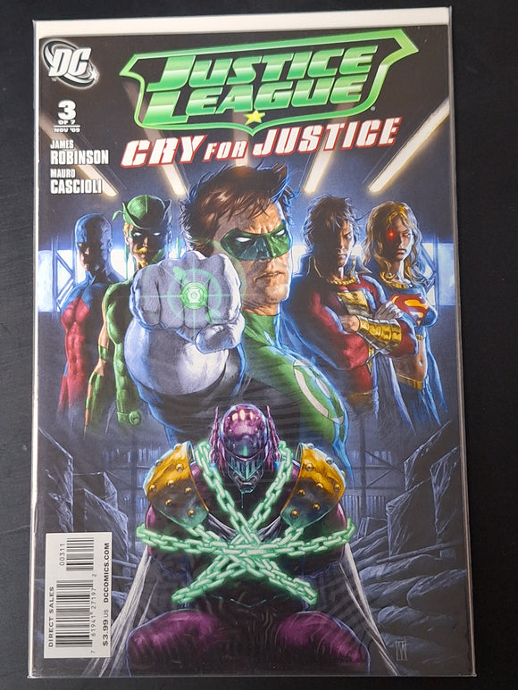 Justice League: Cry For Justice 3 DC 2009