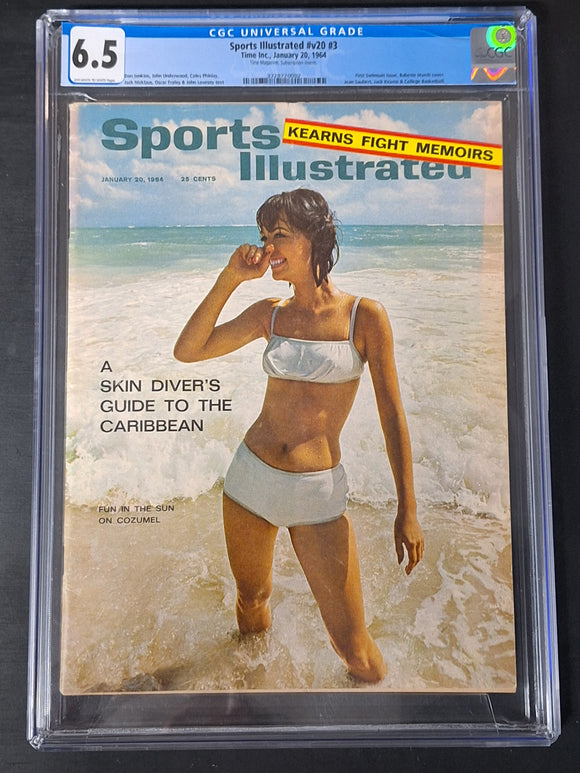 Sports Illustrated Vol.20 #3 January 20 1964 1st Swimsuit Edition CGC 6.5
