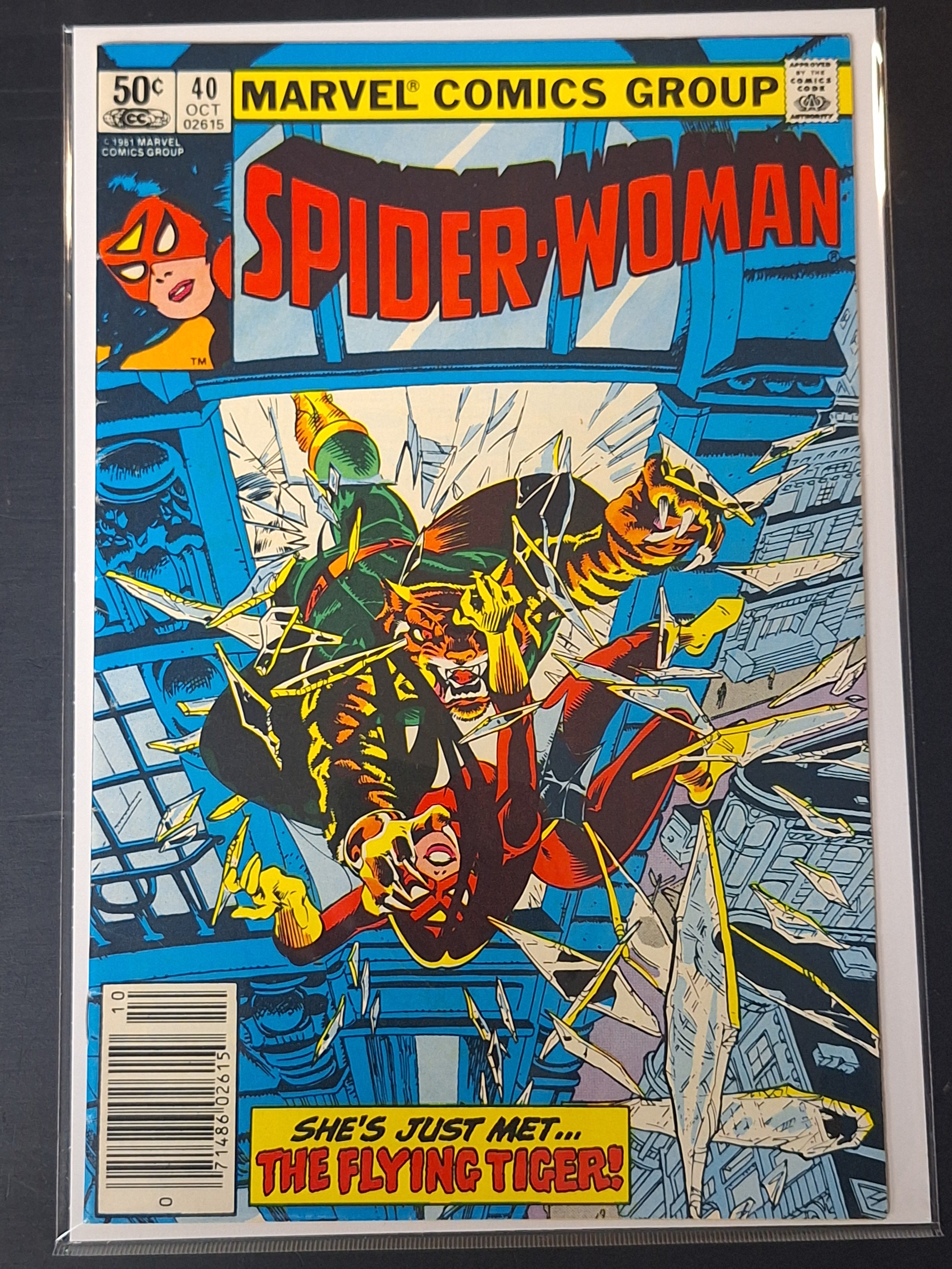 Spider-Woman 40 Marvel 1981 First Series, Newsstand