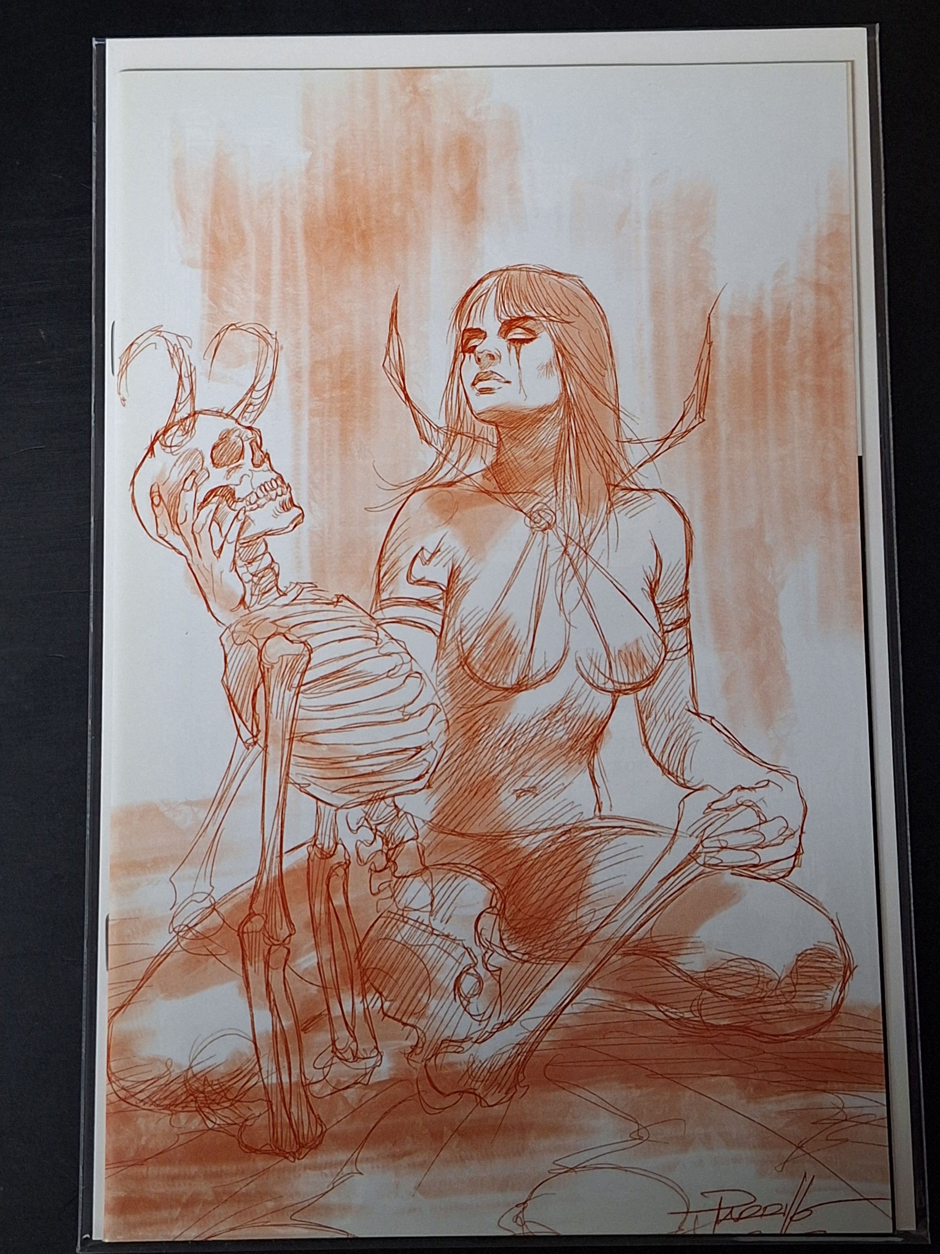 Vampirella 13 Dynamite 2020 1:21 Parrillo Virgin Sketch Variant