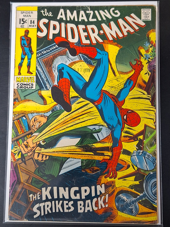 Amazing Spider-Man 84 Marvel 1970 Classic John Romita Kingpin Cover