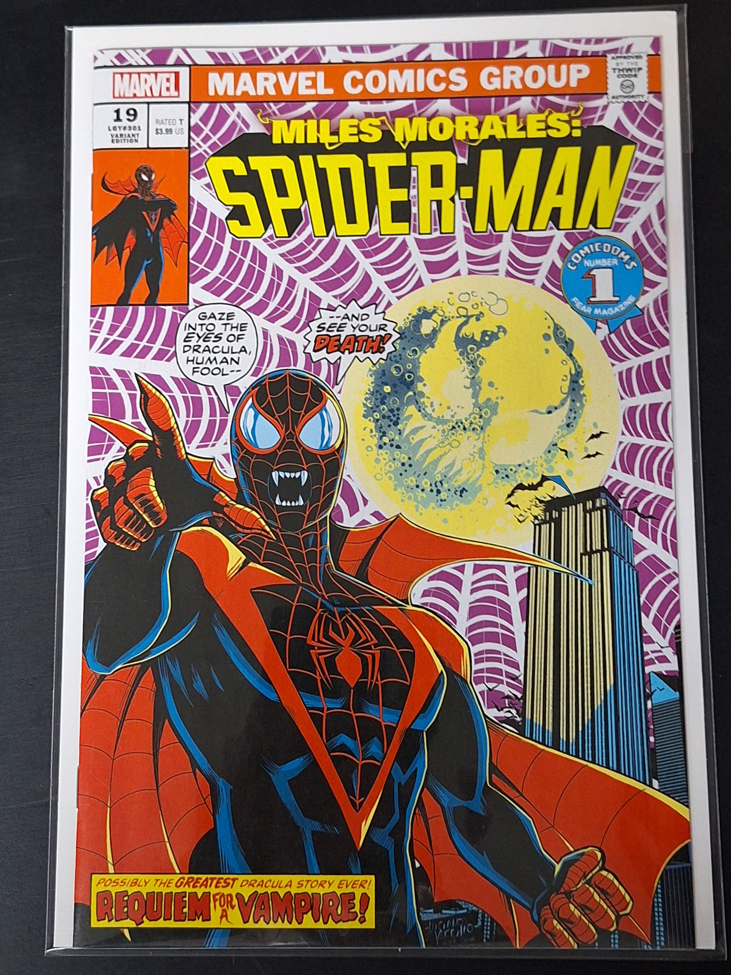Miles Morales: Spider-Man 19 Marvel 2024 Vampire Variant