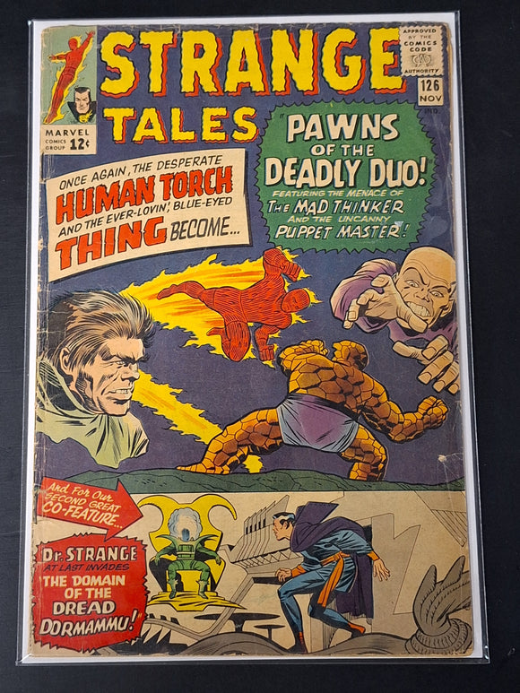 Strange Tales 126 Marvel 1964 1st App of Dormammu & Clea