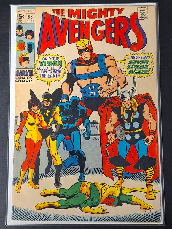 Avengers 68 Marvel 1969 The Death of Ultron