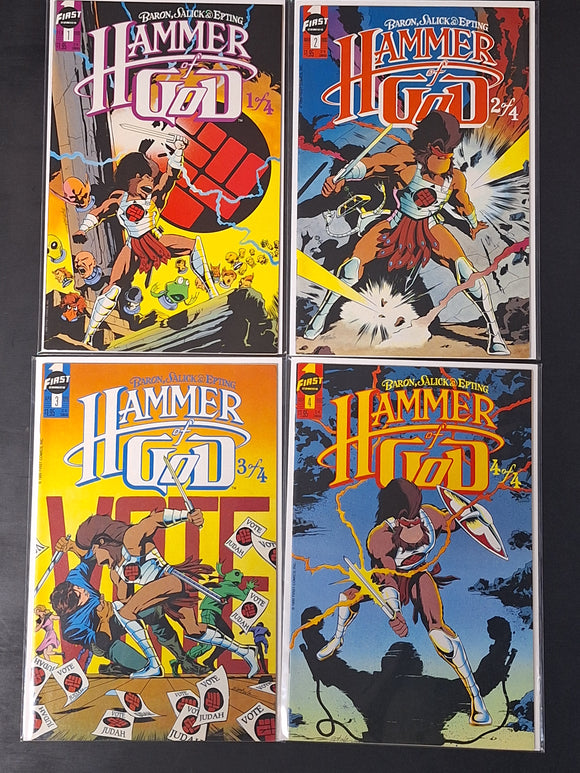 Hammer of God 1-4 First Comics 1990 Full Set