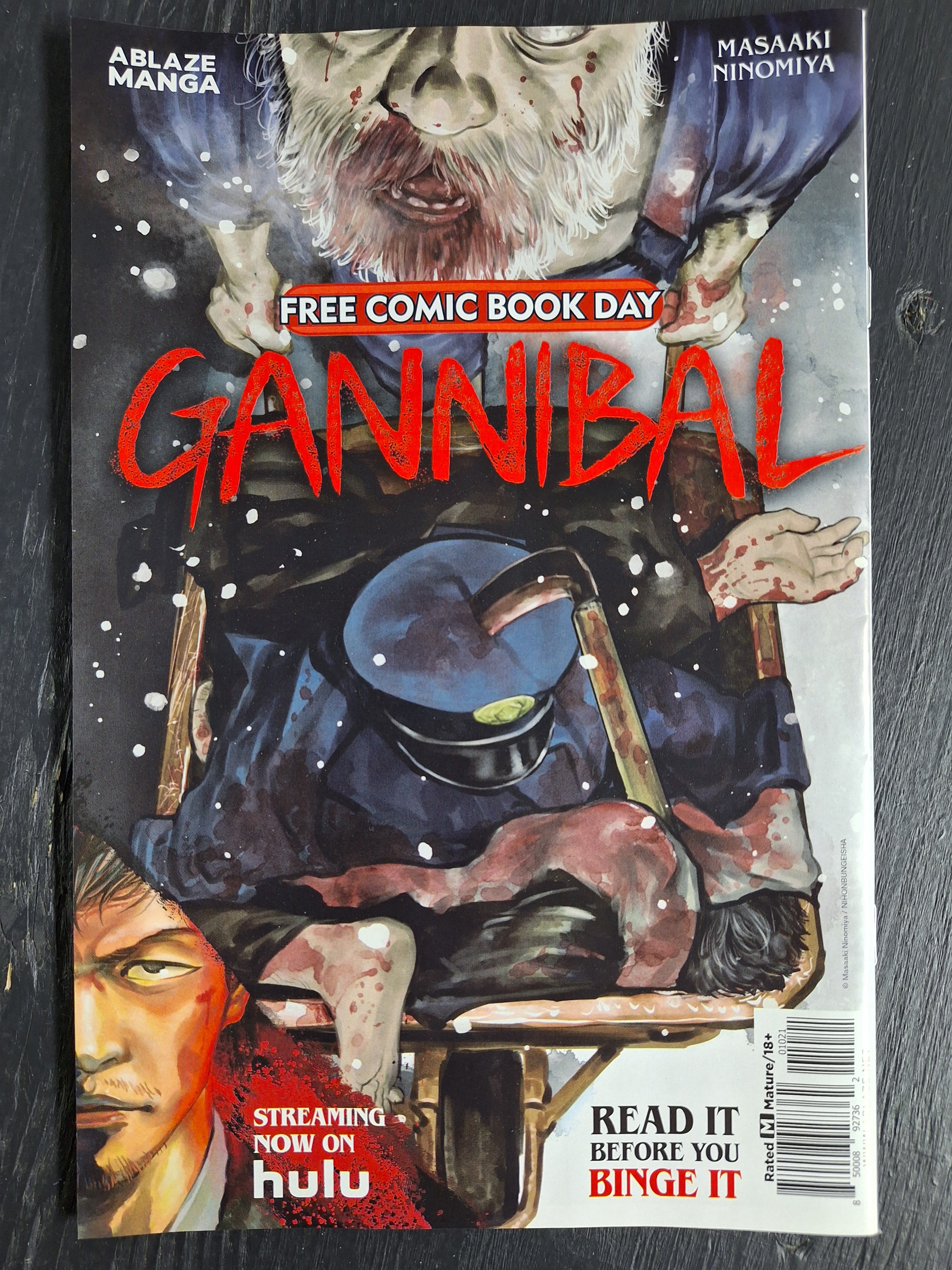 GANNIBAL 1 - FREE COMIC BOOK DAY 2024 - FCBD ABLAZE MANGA