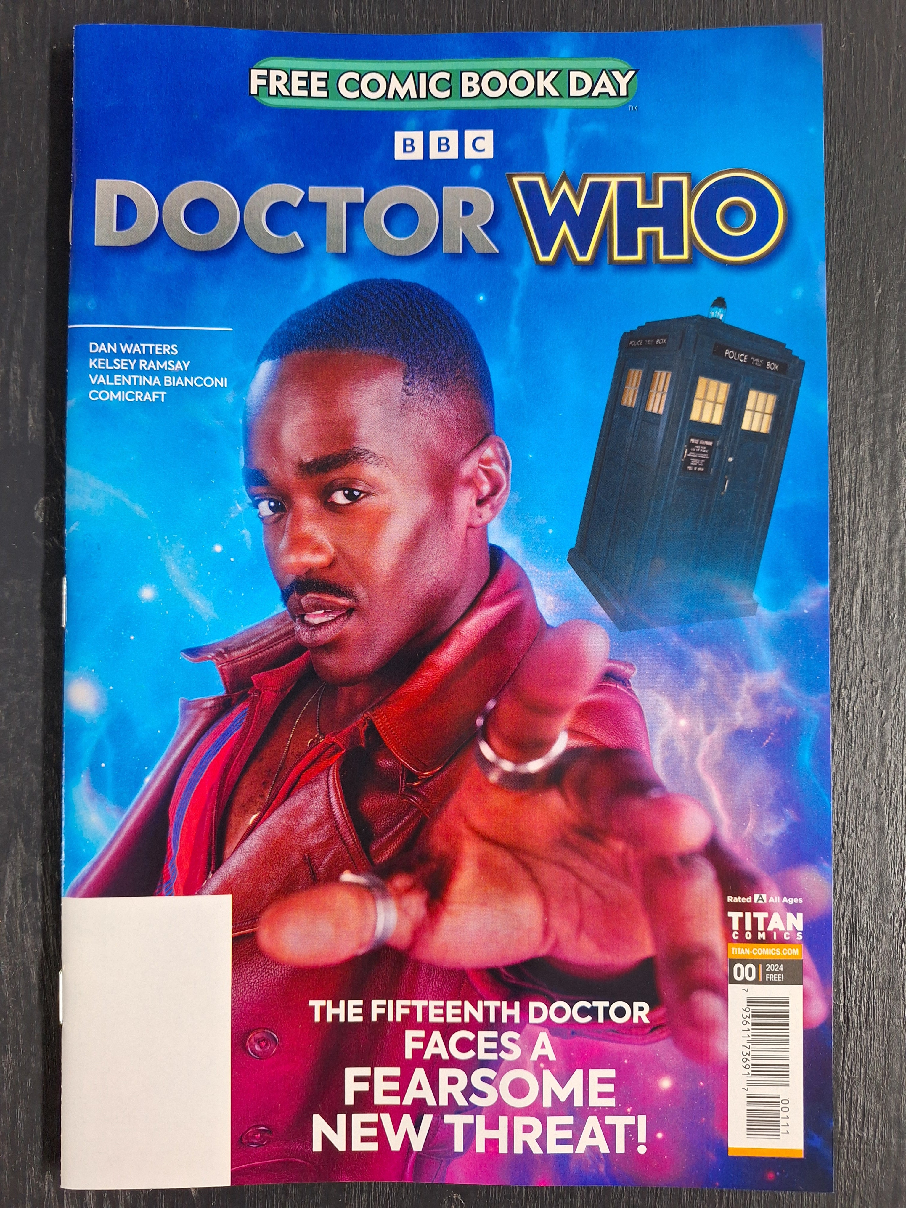DOCTOR WHO: THE FIFTEENTH DOCTOR 1 - FREE COMIC BOOK DAY 2024 - FCBD TITAN