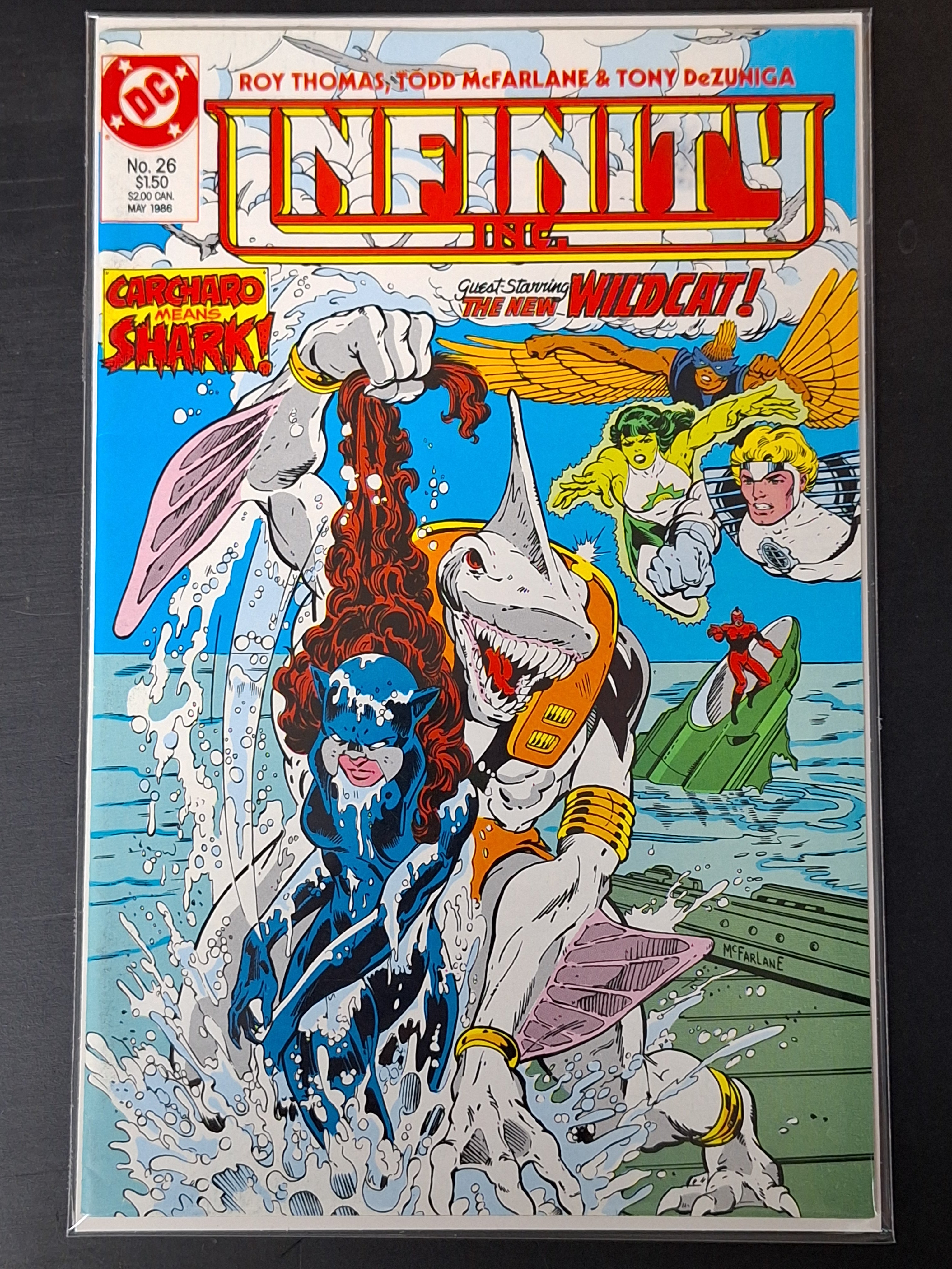 Infinity Inc. 26 DC 1986 Early Work By Todd McFarlane