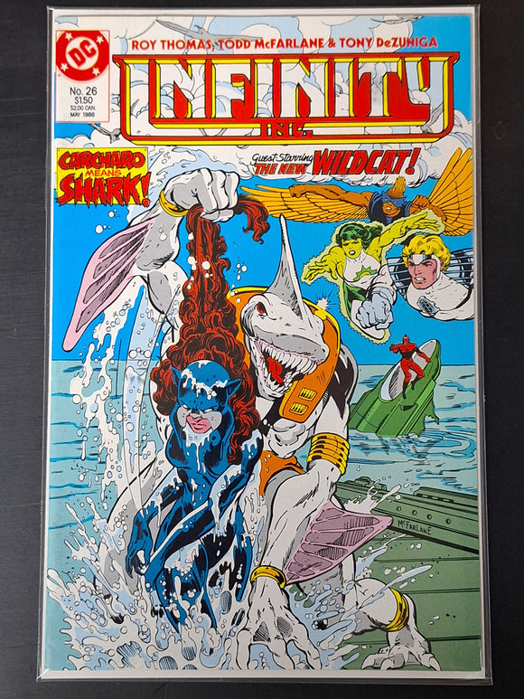 Infinity Inc. 26 DC 1986 Early Work By Todd McFarlane