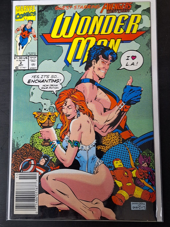 Wonder Man 2 Marvel 1991 First Series, Newsstand