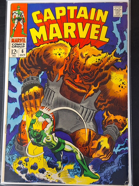 Captain Marvel 6 Marvel 1968 1st App of Solam