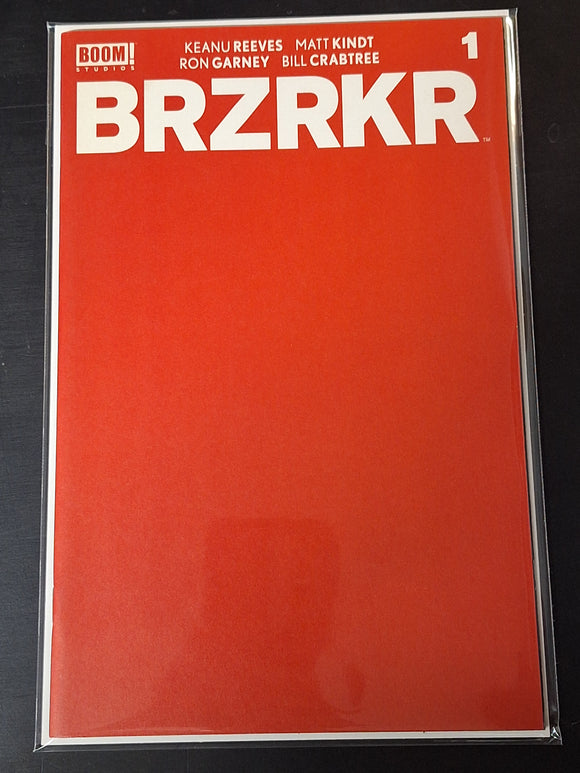 BRZRKR 1 Boom! 2022 Red Blank 1:10 Variant
