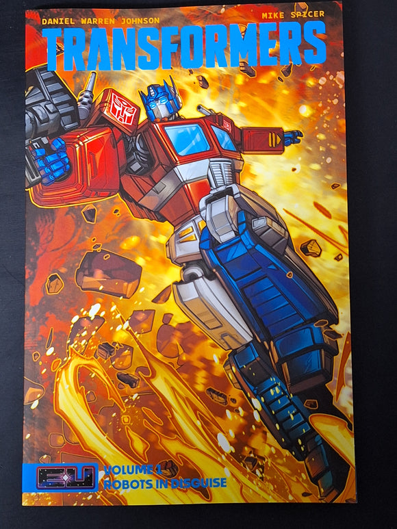 Transformers Volume 1 Trade Paperback Image 2024 Direct Market Cover