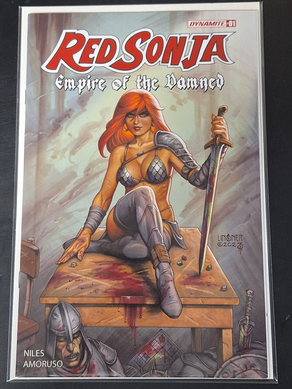 Red Sonja: Empire Of The Damned 1 Dynamite 2024 Linsner Variant
