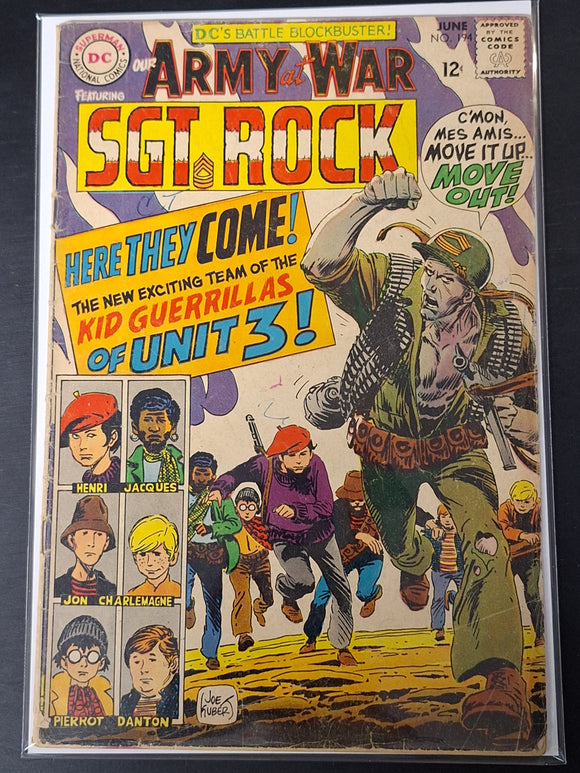 Our Army At War 194 DC 1968 Sgt. Rock