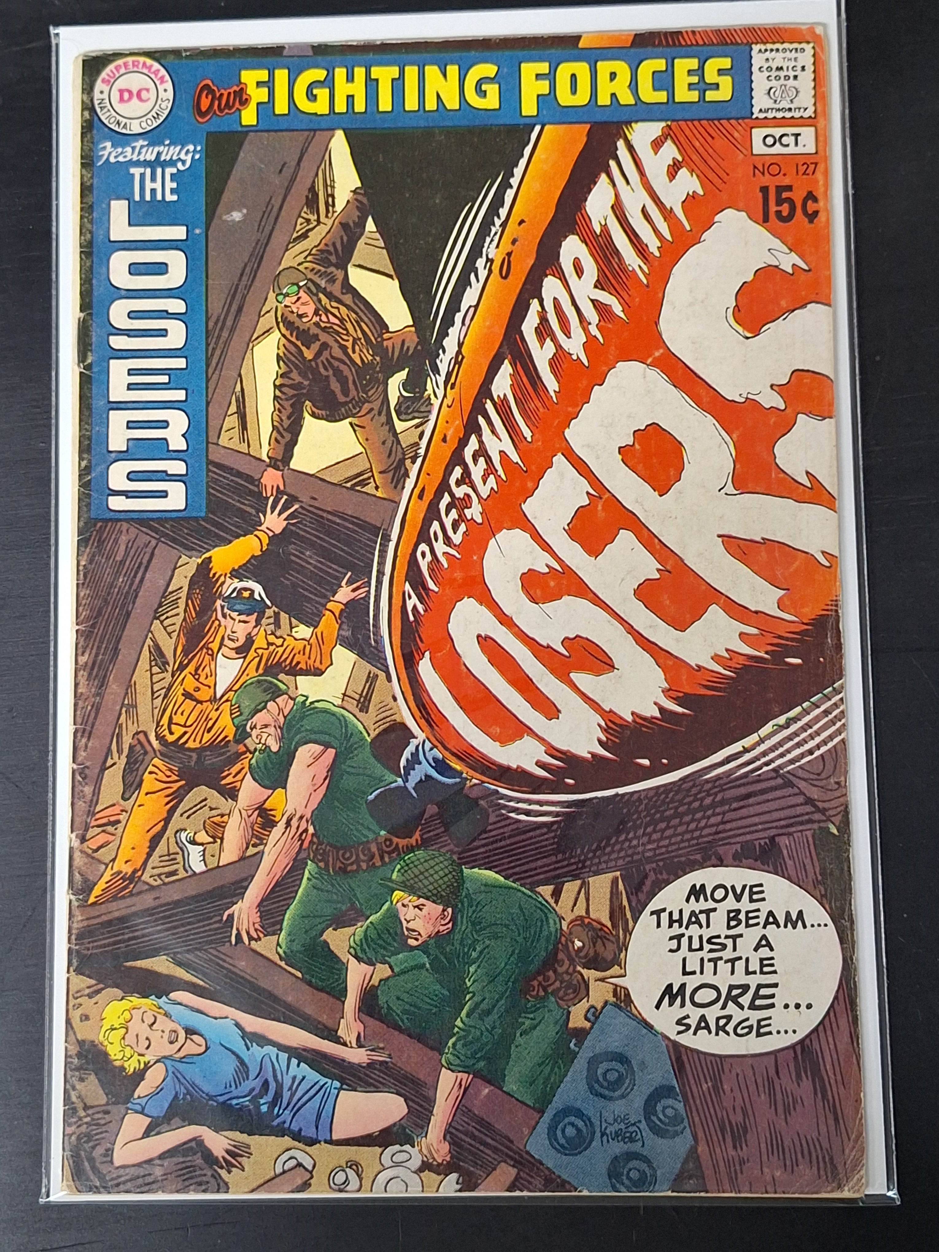 Our Fighting Forces 127 DC 1970 Joe Kubert