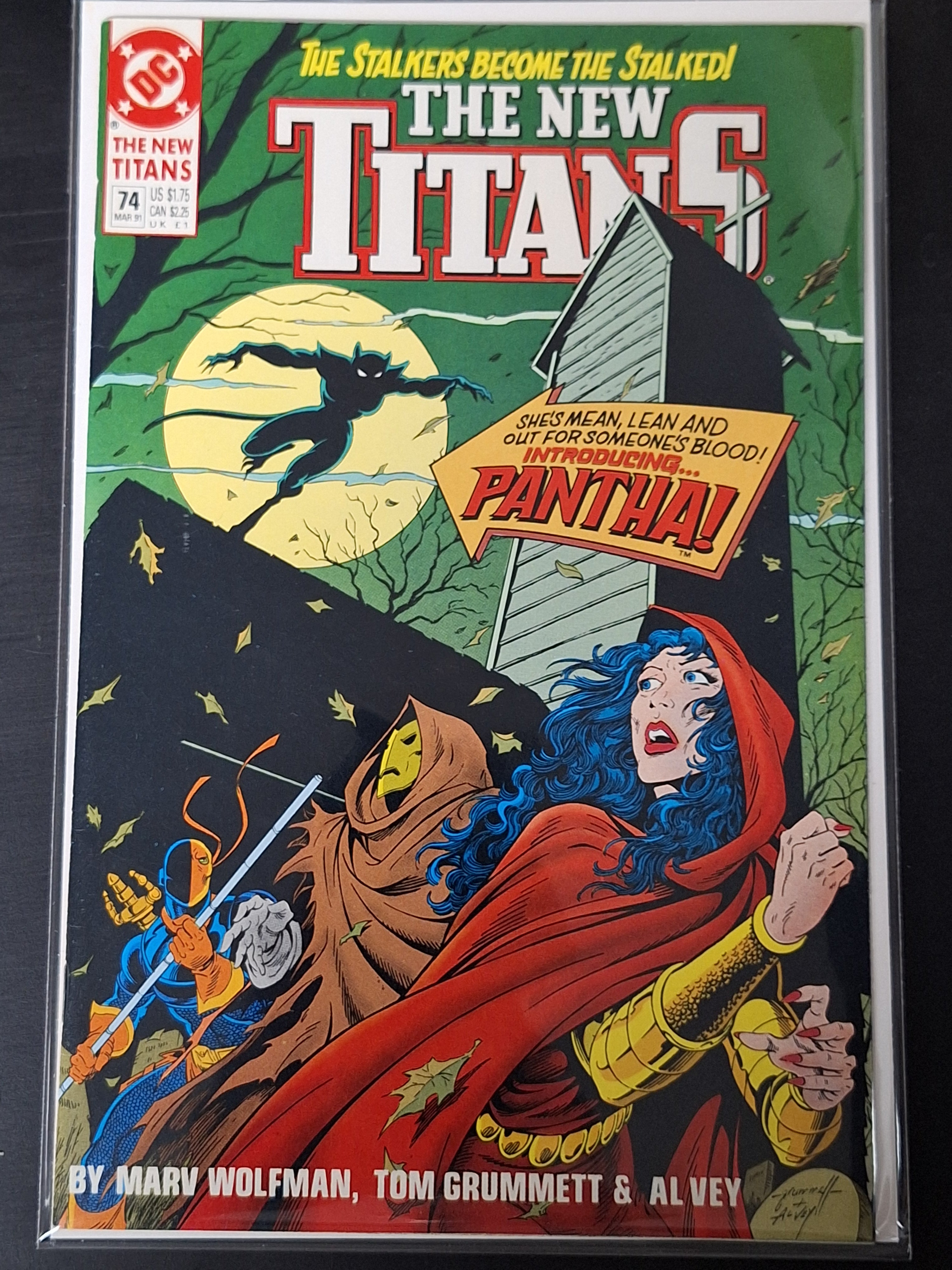 The New Titans 74 DC 1991 1st App of Pantha