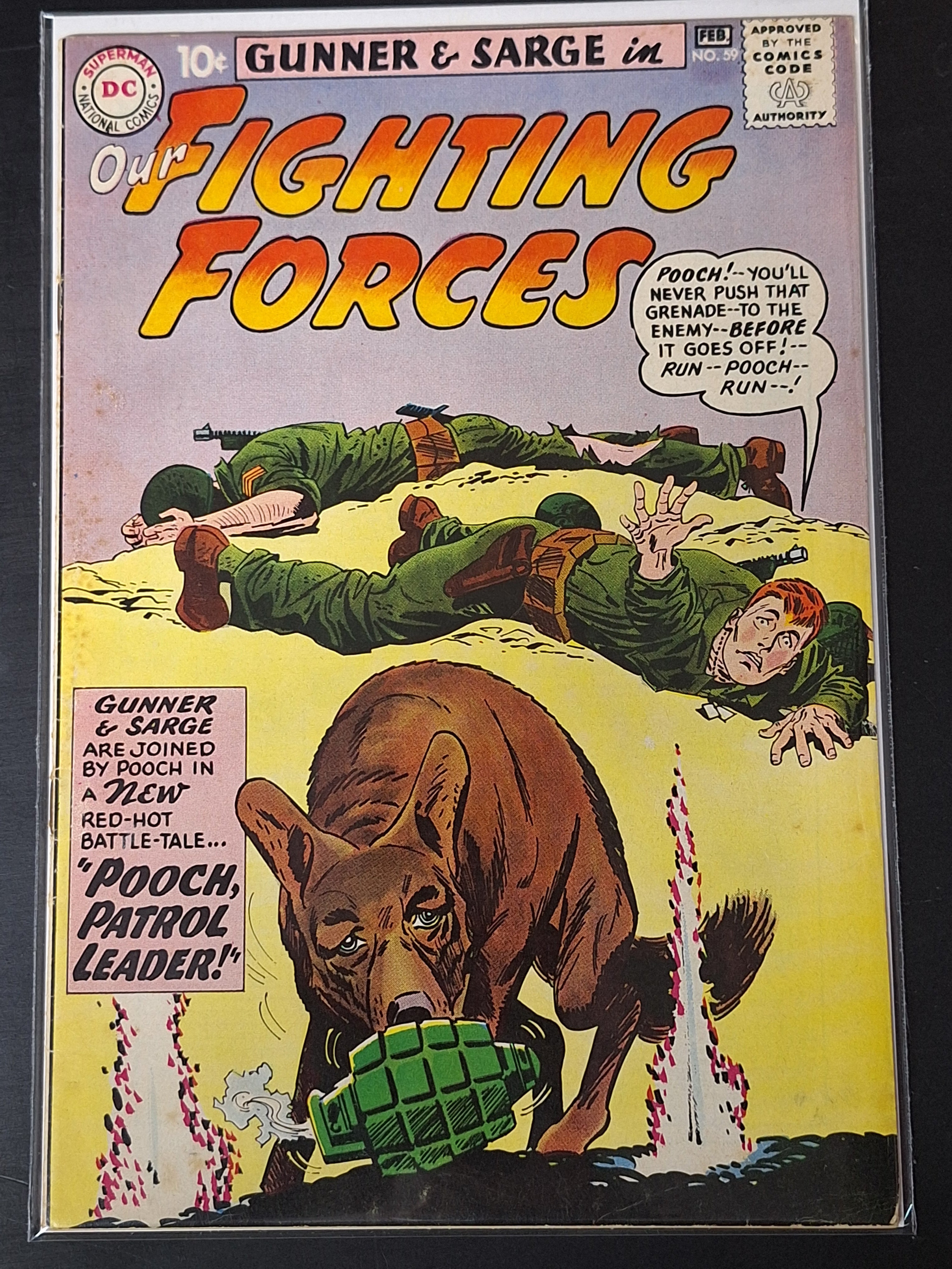 Our Fighting Forces 59 DC 1961 Ten Cent Issue