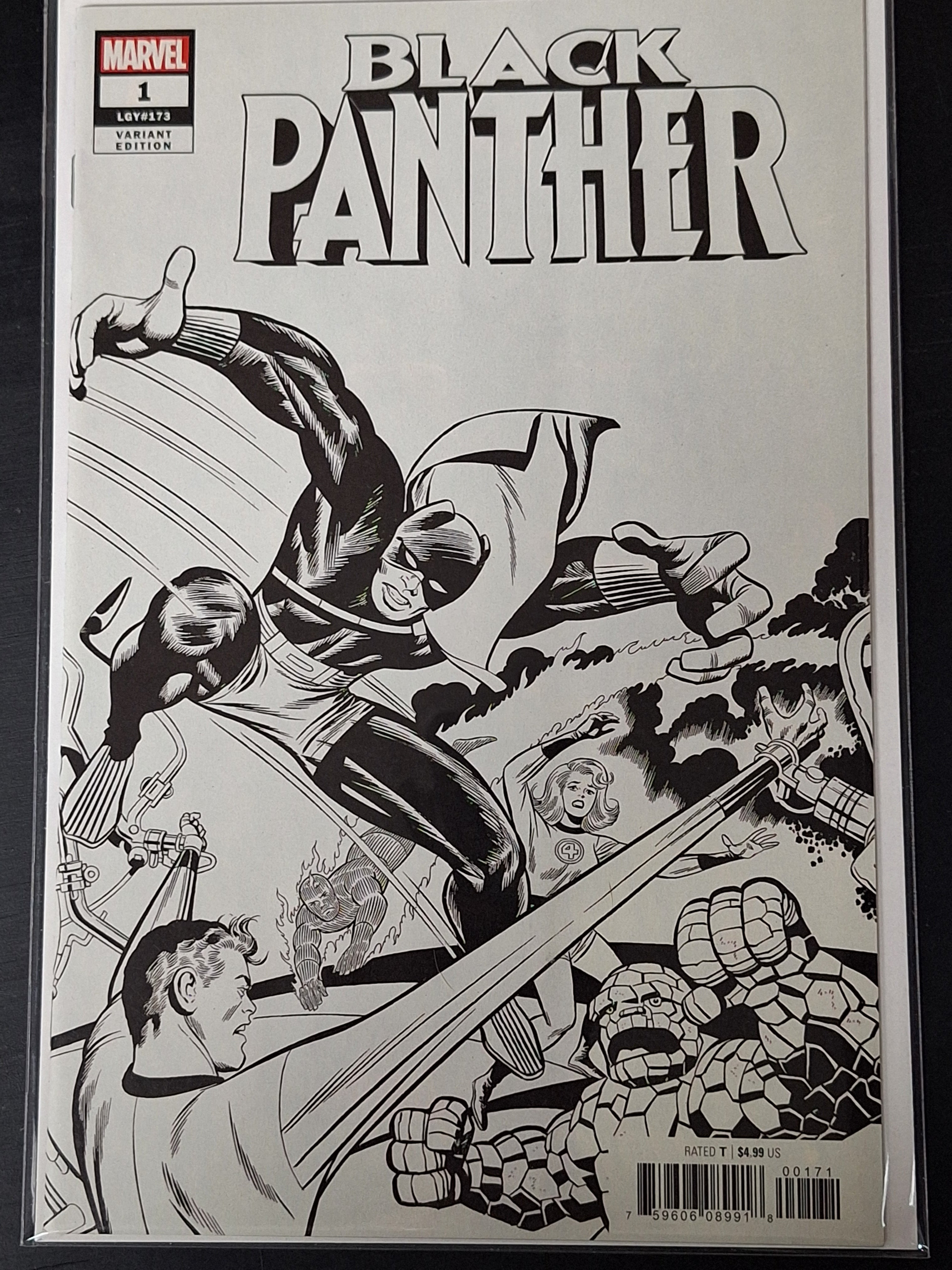 Black Panther 1 Marvel 2018 Jack Kirby 1:1000 Variant