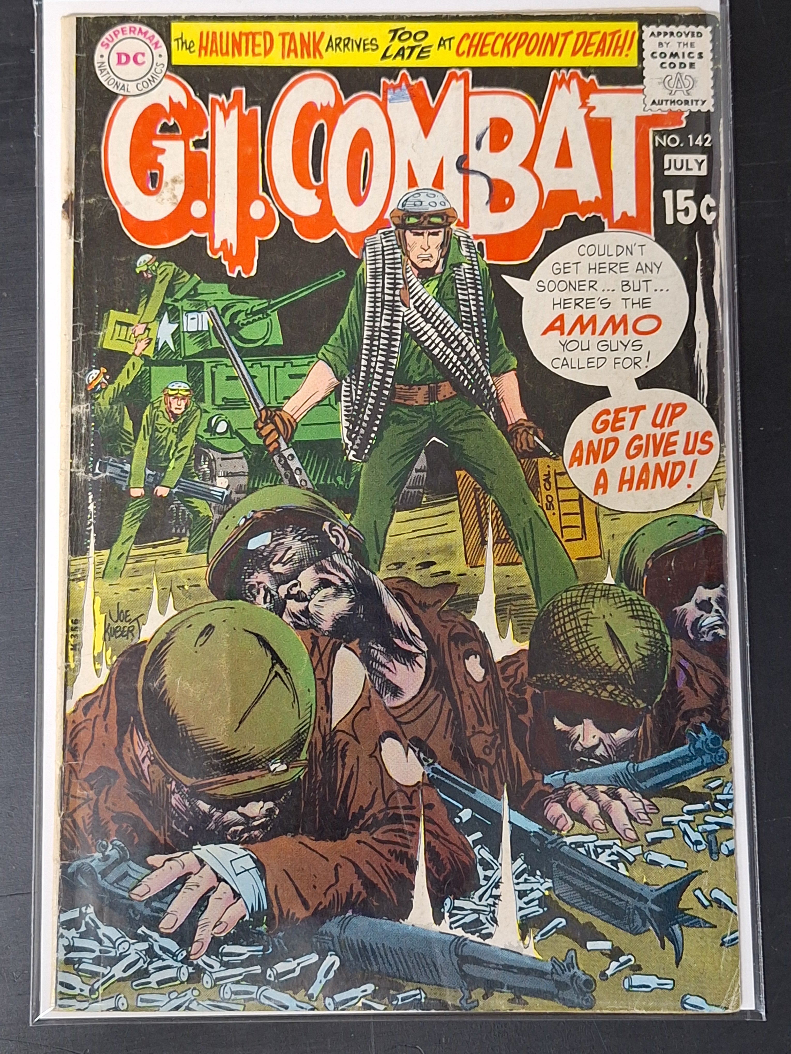 G.I. Combat 142 DC 1970 Joe Kubert