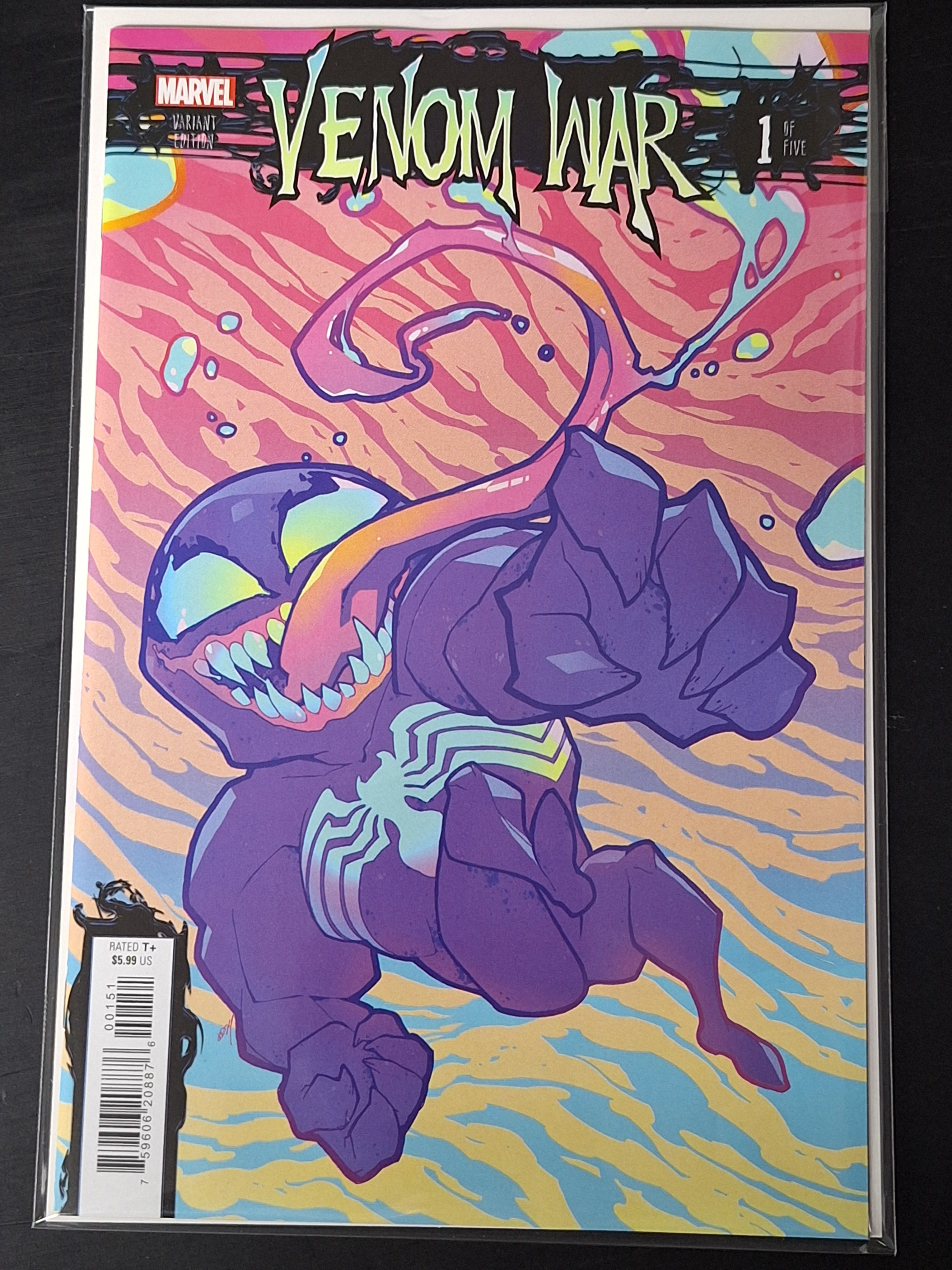 Venom War 1 Marvel 2024 Rose Besch Variant