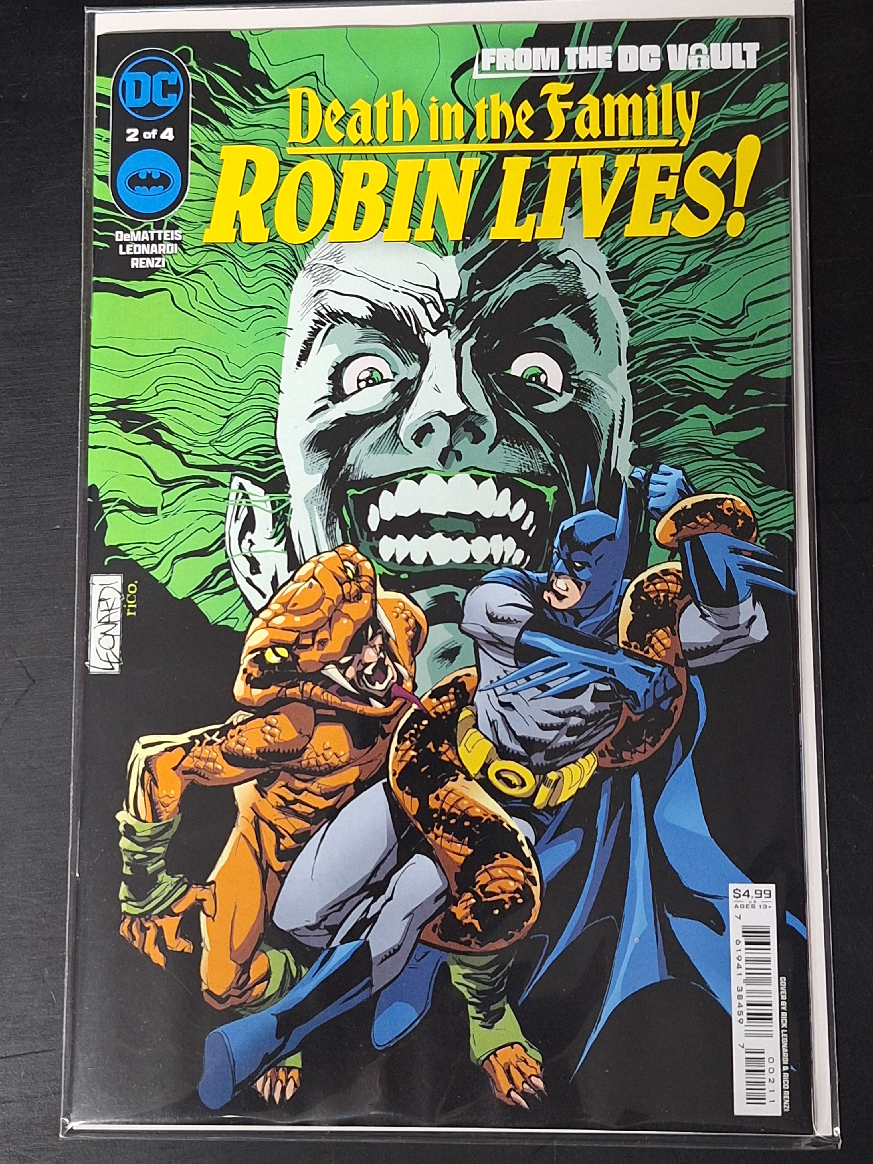 From The DC Vault Death In The Family Robin Lives! 2 DC 2024 Cover A