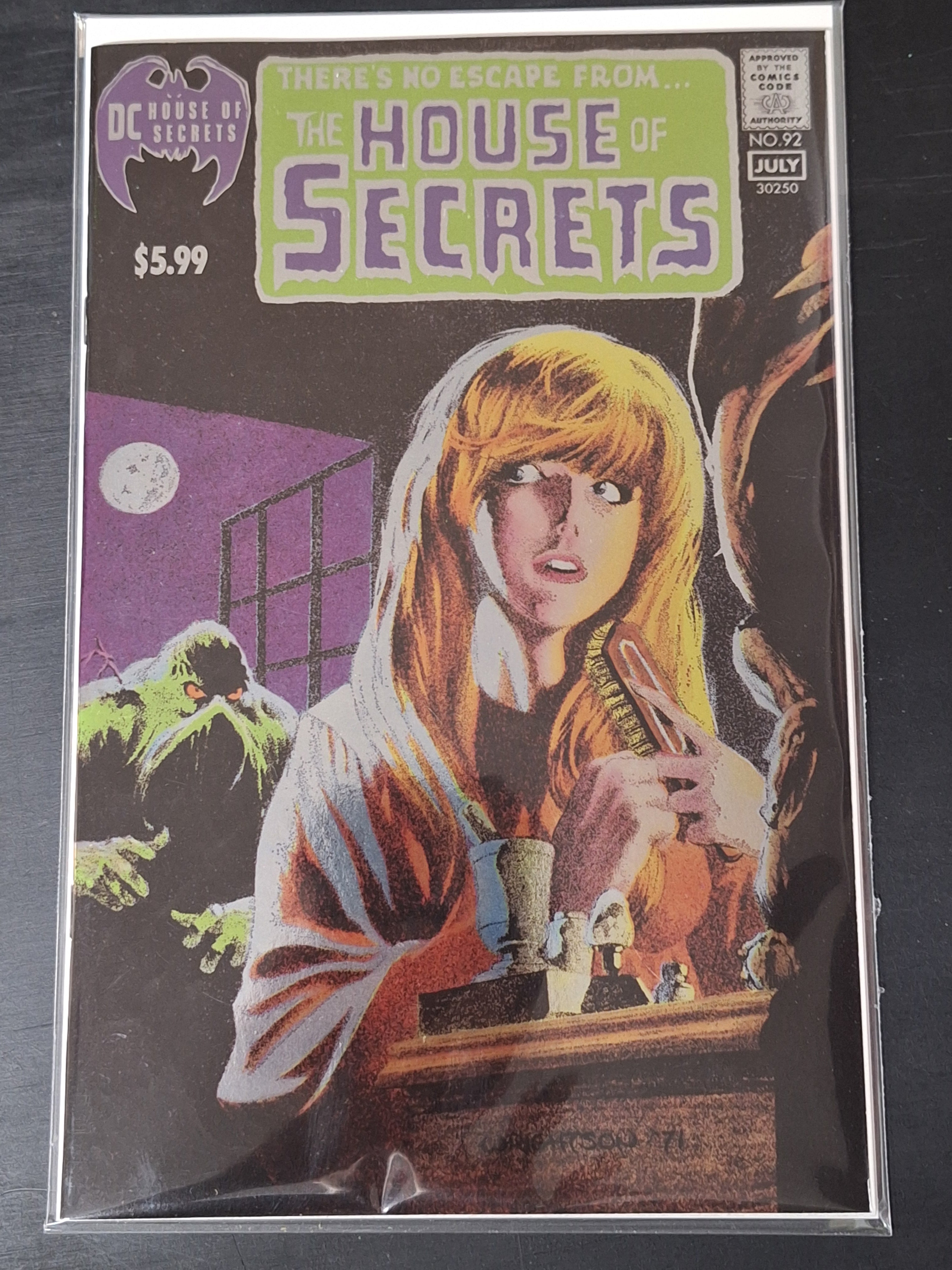 House Of Secrets 92 DC 2024 Facsimile Foil Edition 1st Swamp Thing