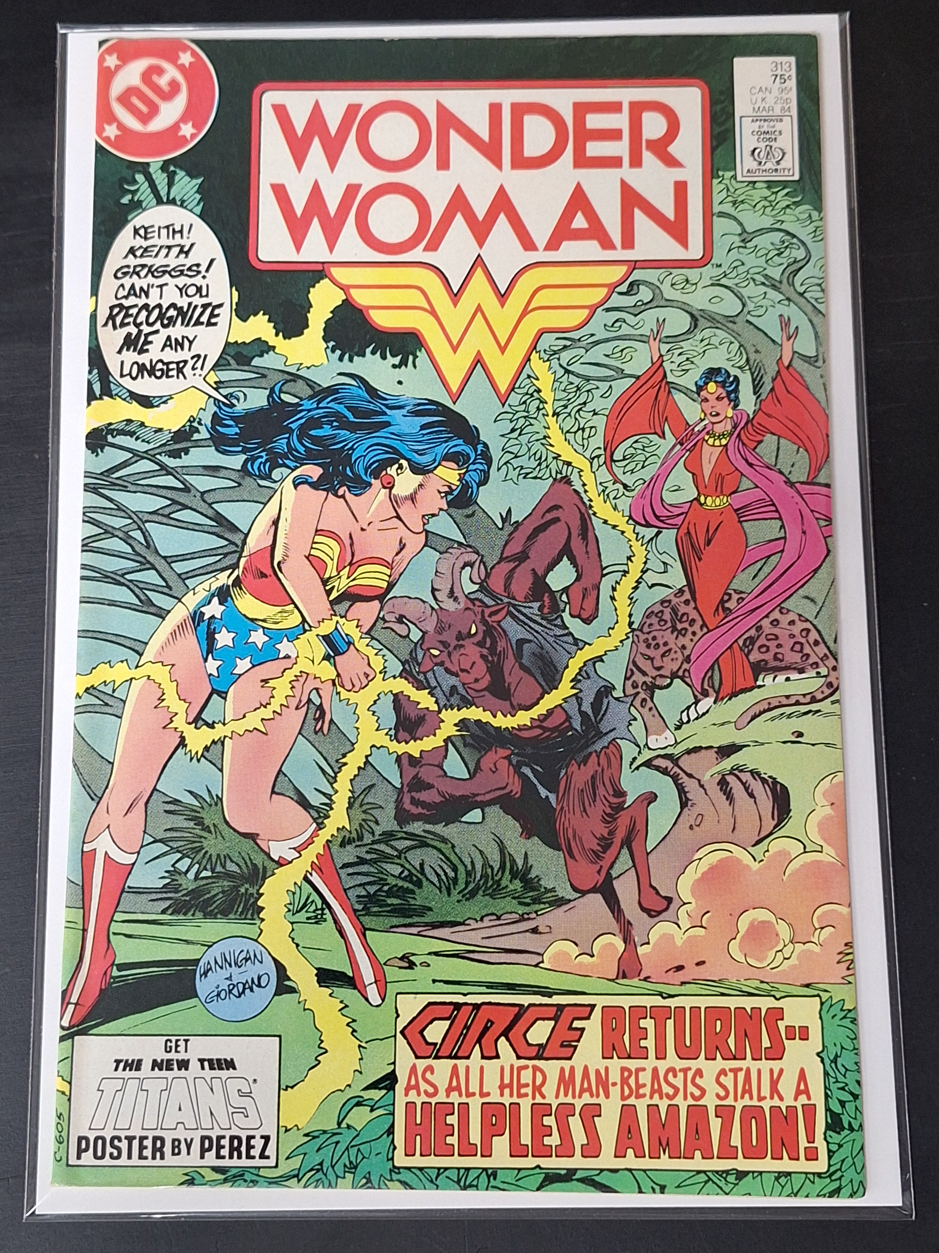 Wonder Woman 313 DC 1984 The Return of Circe