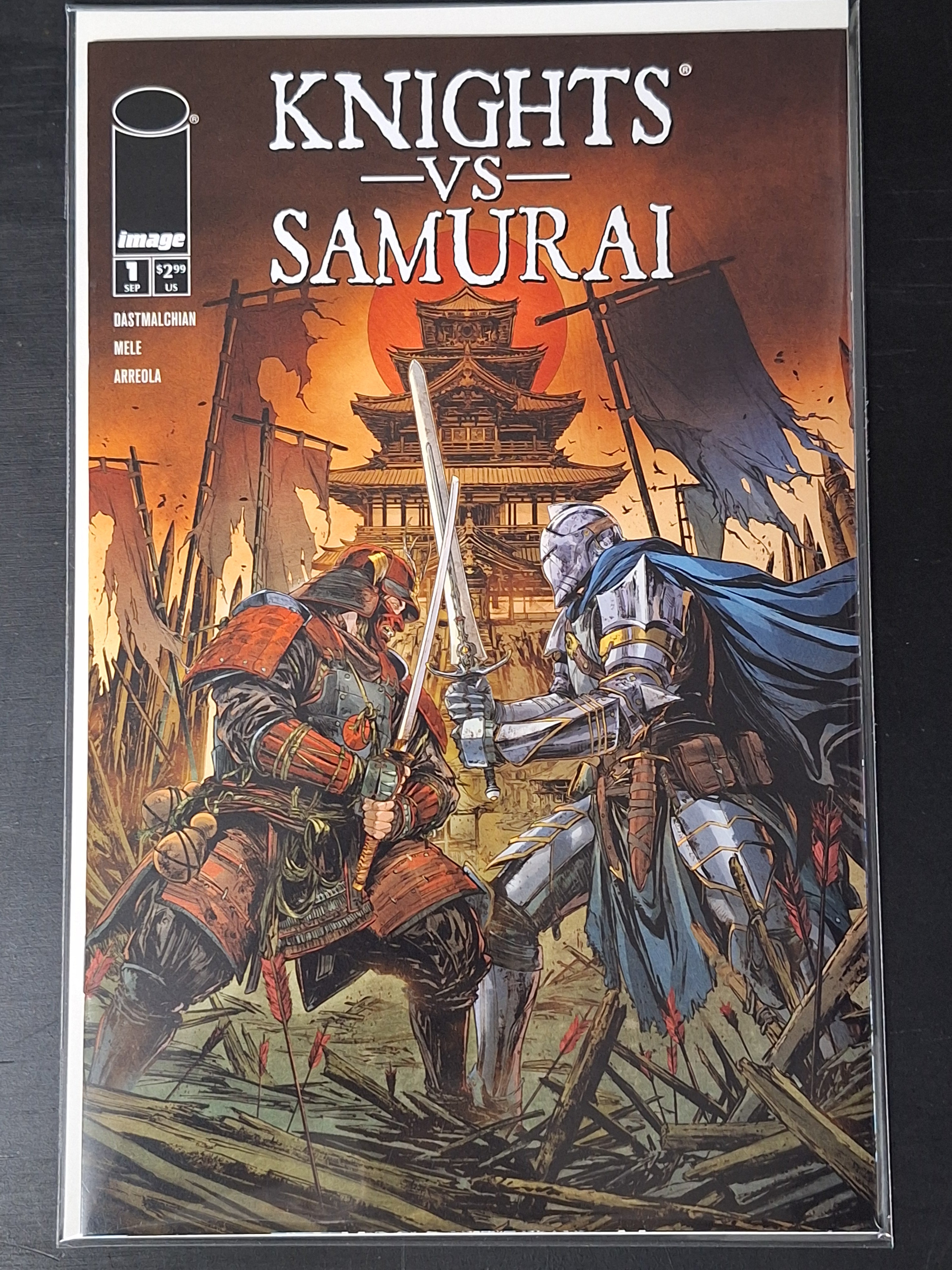 Knights vs Samurai 1 Image 2024 Cover A Raymond Gay