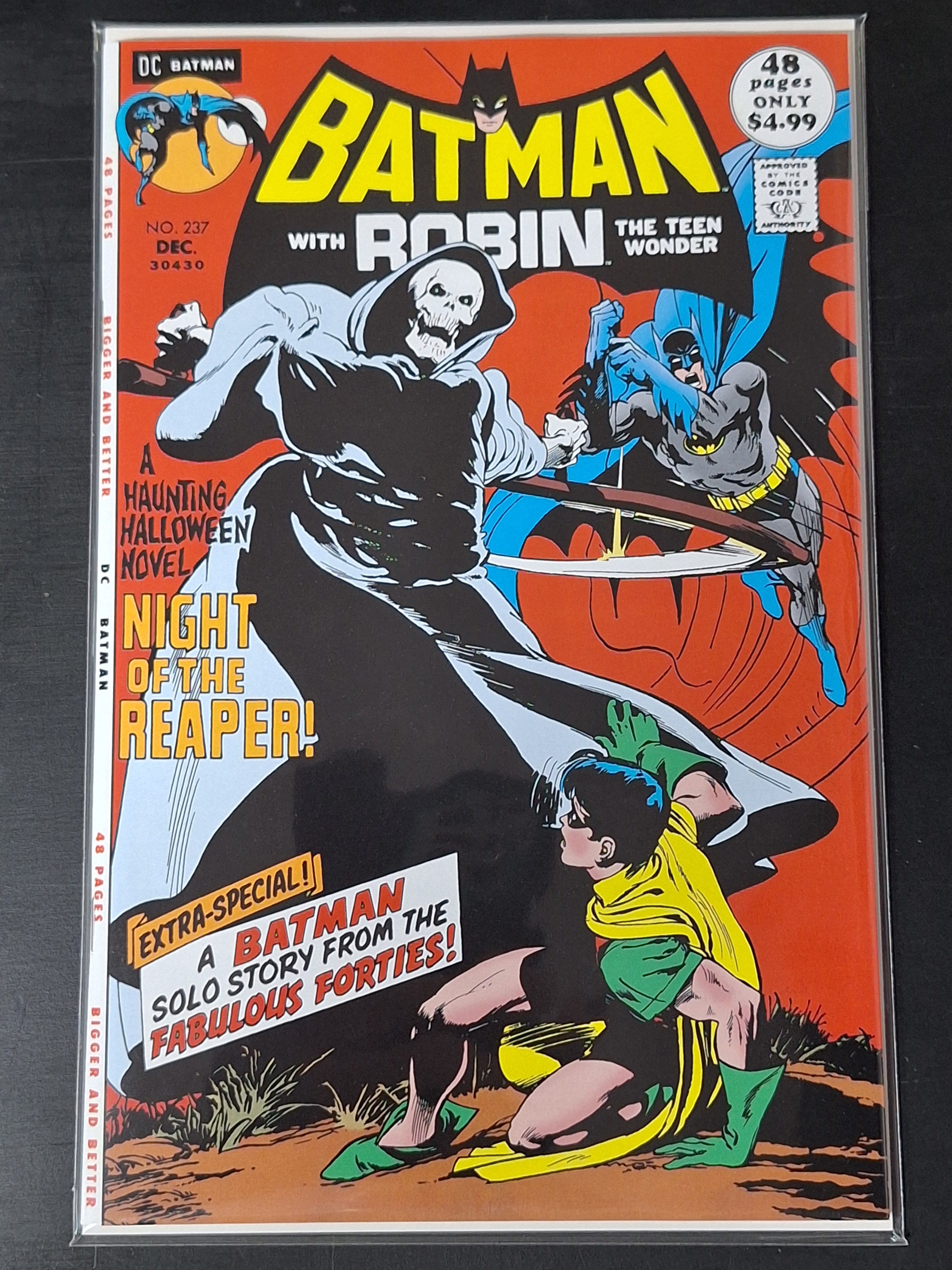 Batman 237 DC 2024 Facsimile Edition Neal Adams Reaper Cover