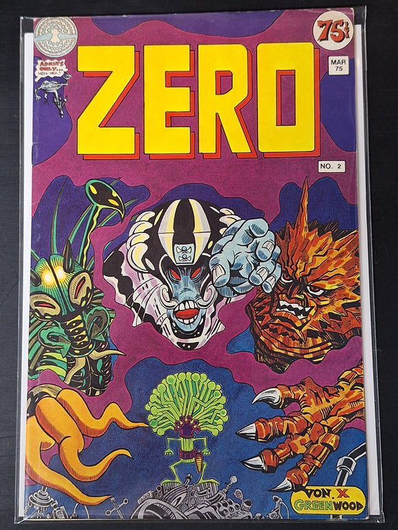 Zero 2 Last Gasp 1976 Rare Indie Comic