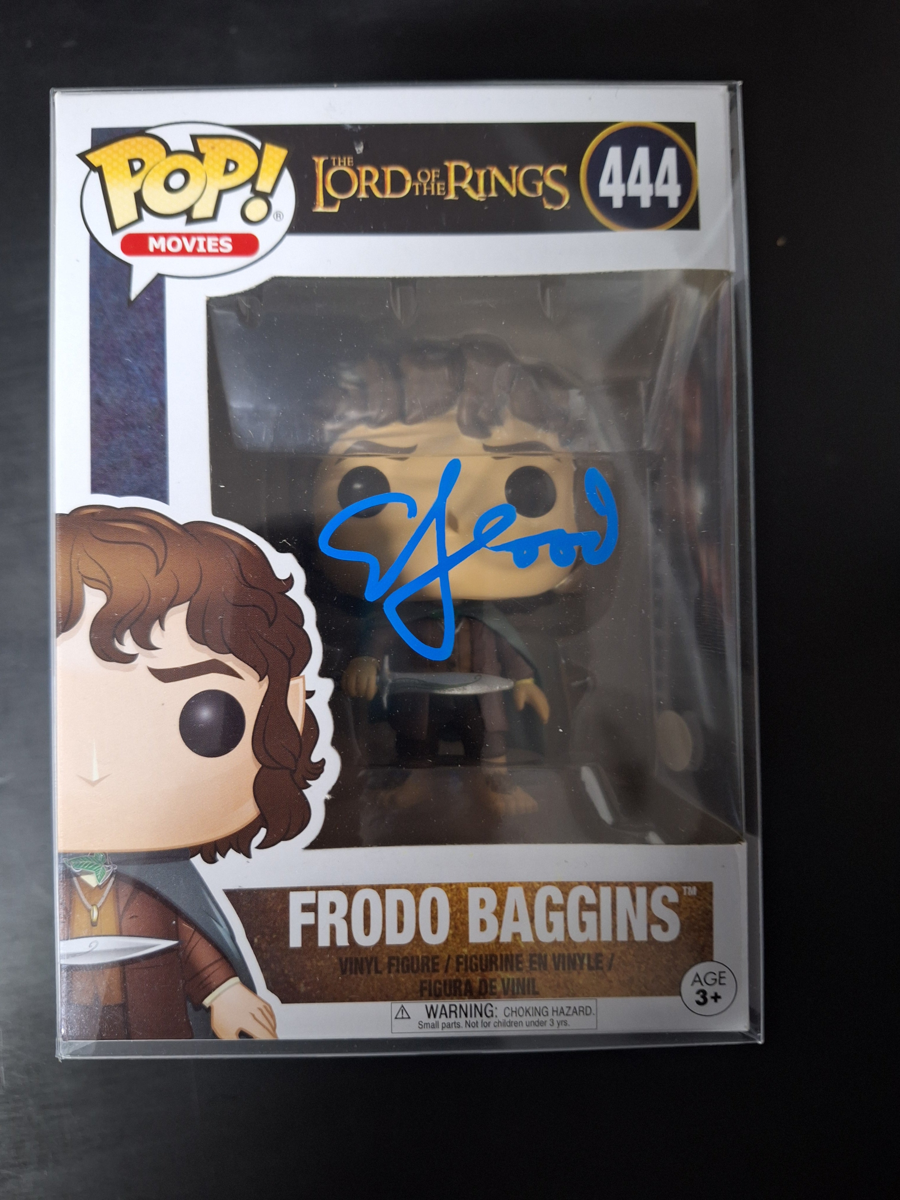 Funko POP! - Frodo Baggins #444 - Autographed Elijah Wood- JSA Auto COA