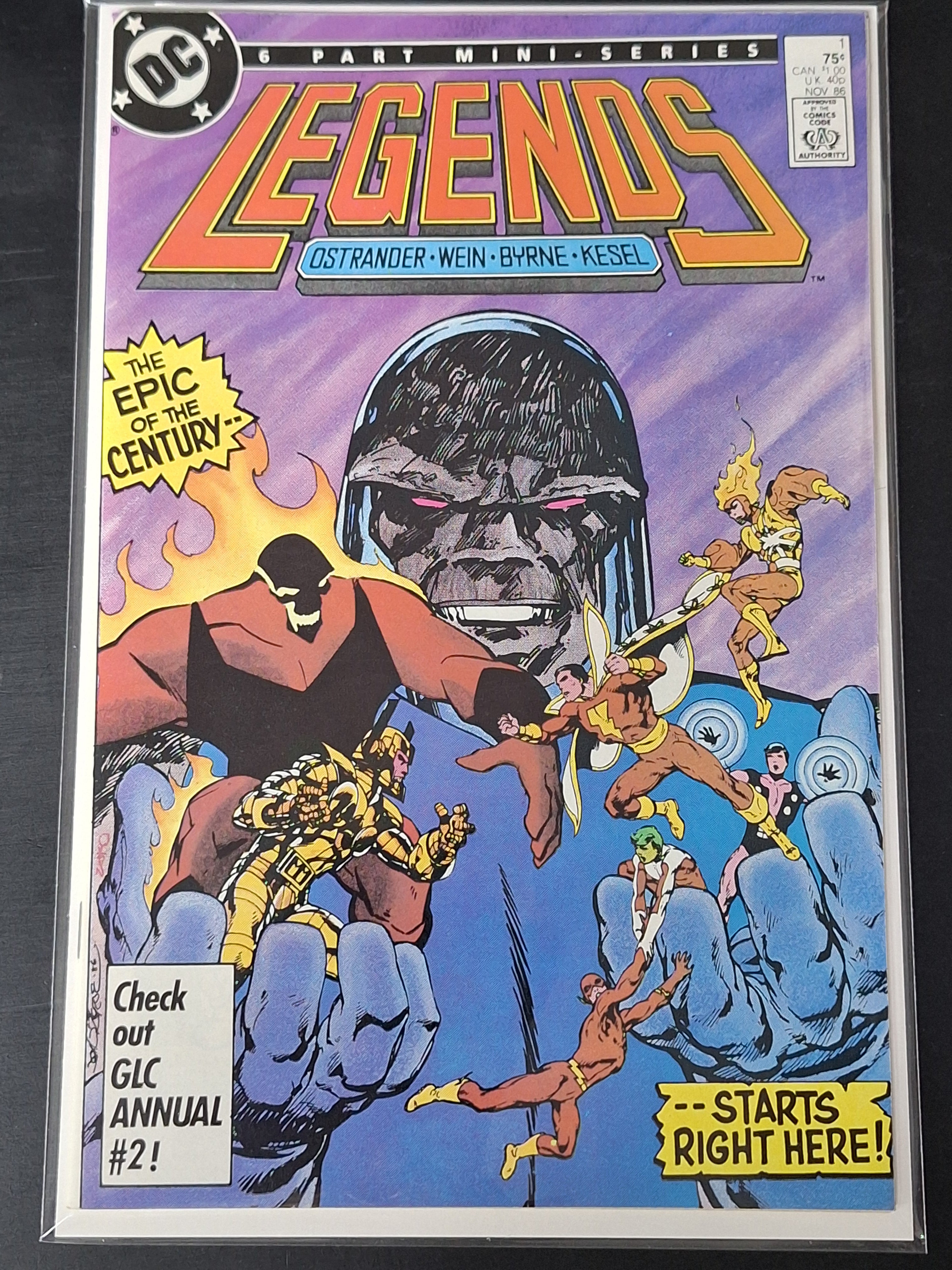 Legends 1 DC 1986 1st App of Amanda Waller