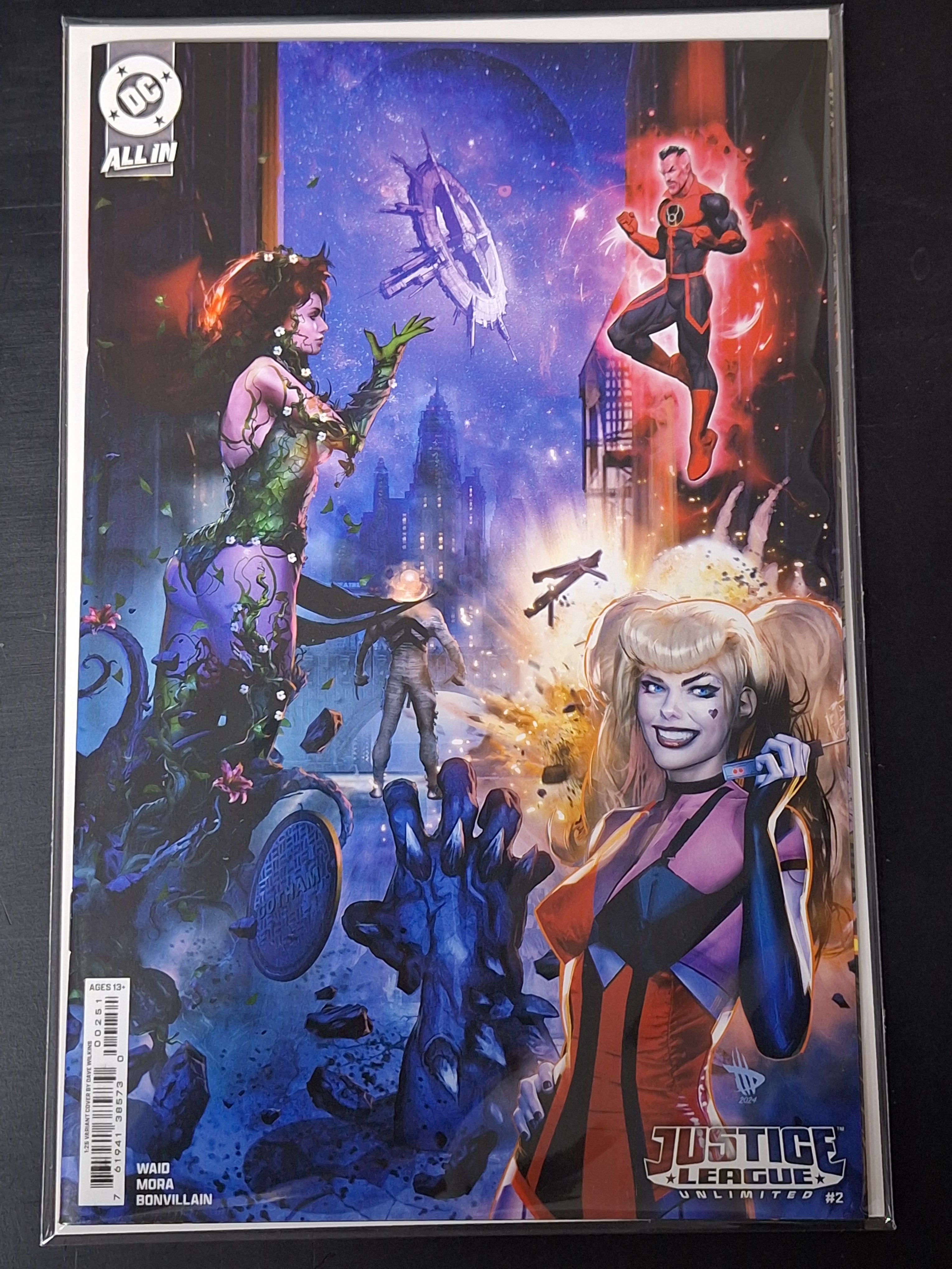 Justice League Unlimited 2 DC 2025 1:25 Dave Wilkins Variant