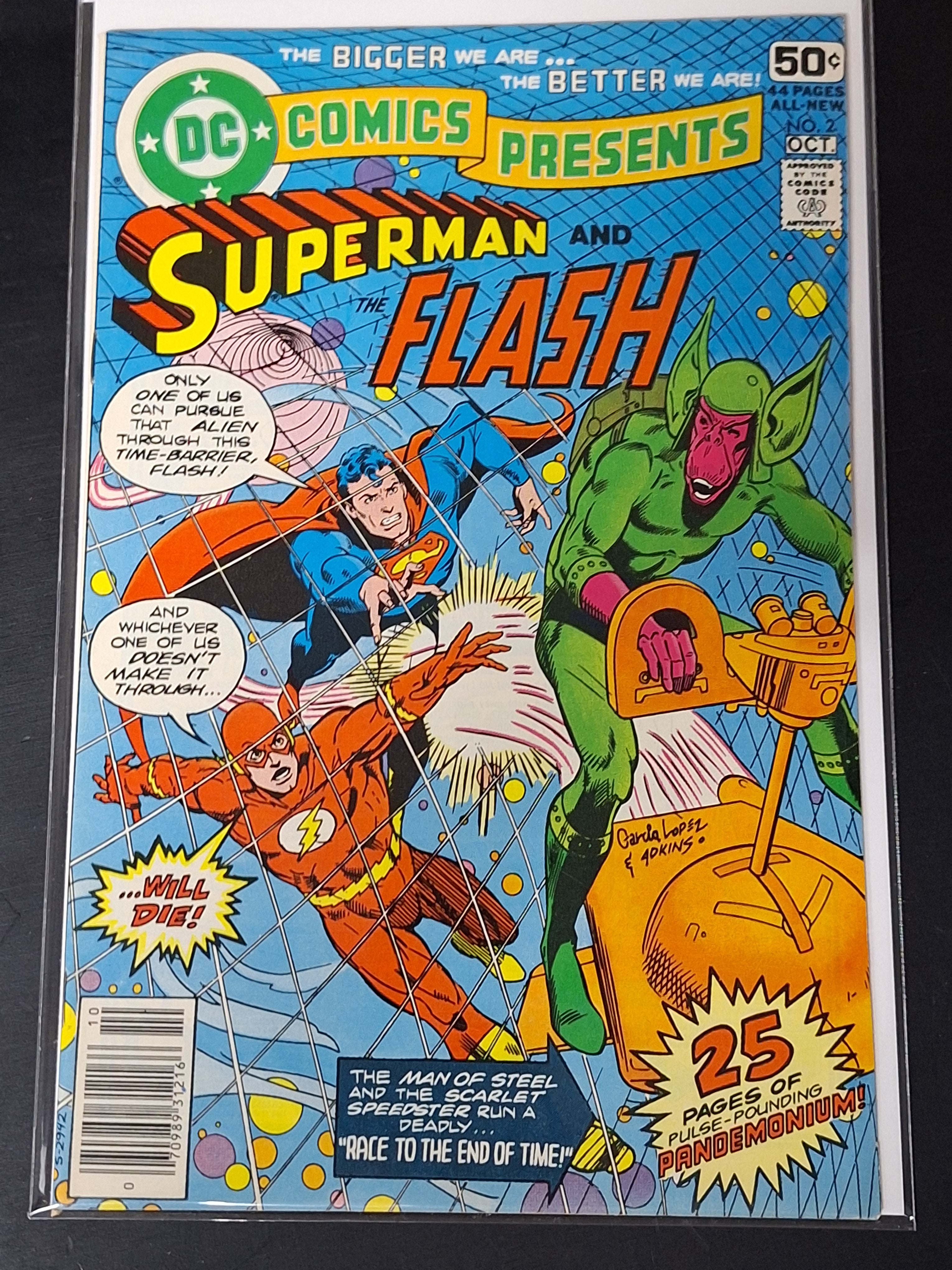 DC Comics Presents 2 DC 1978 Superman vs Flash Race