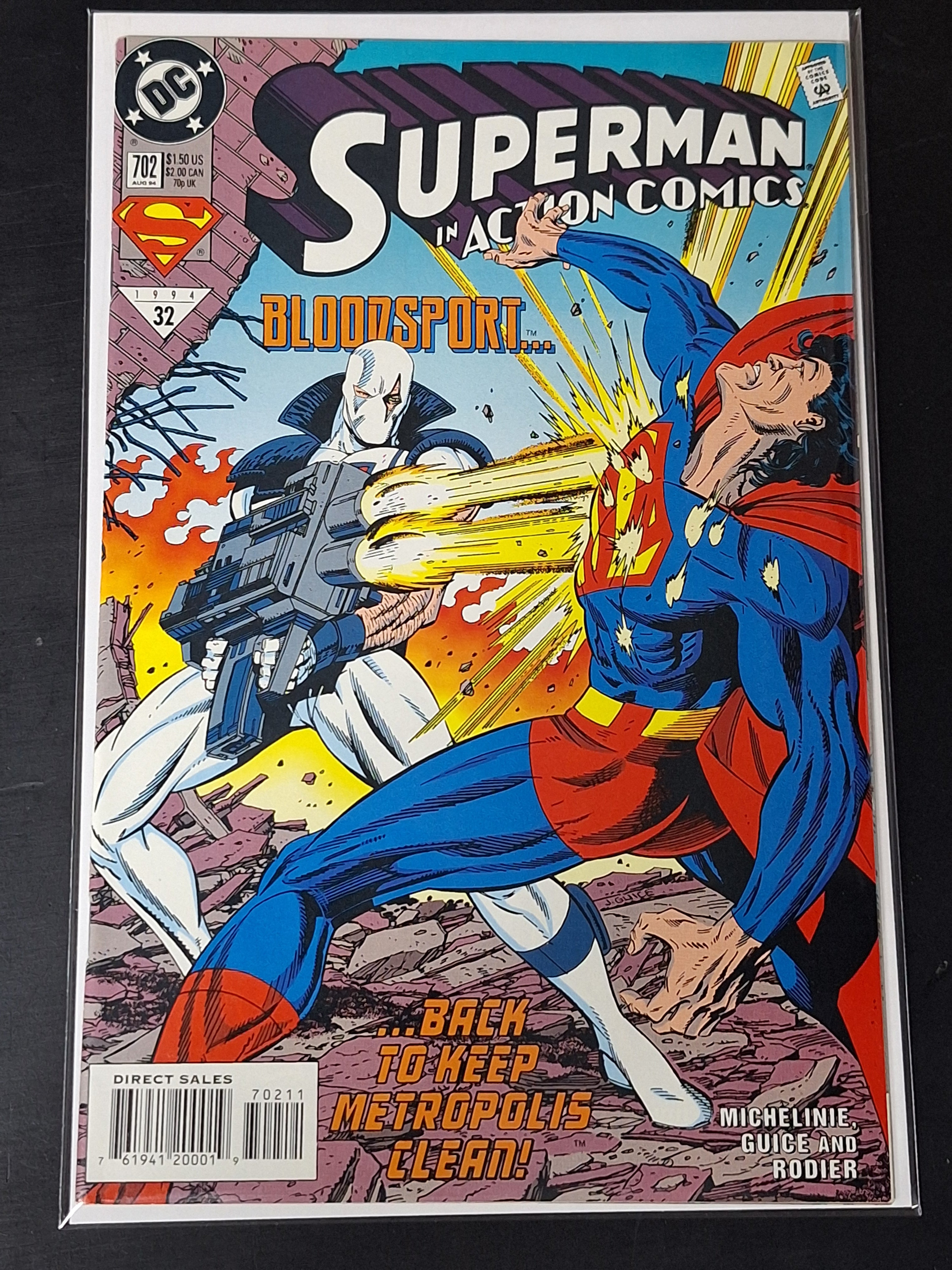 Action Comics 702 DC 1994 Superman vs Bloodsport