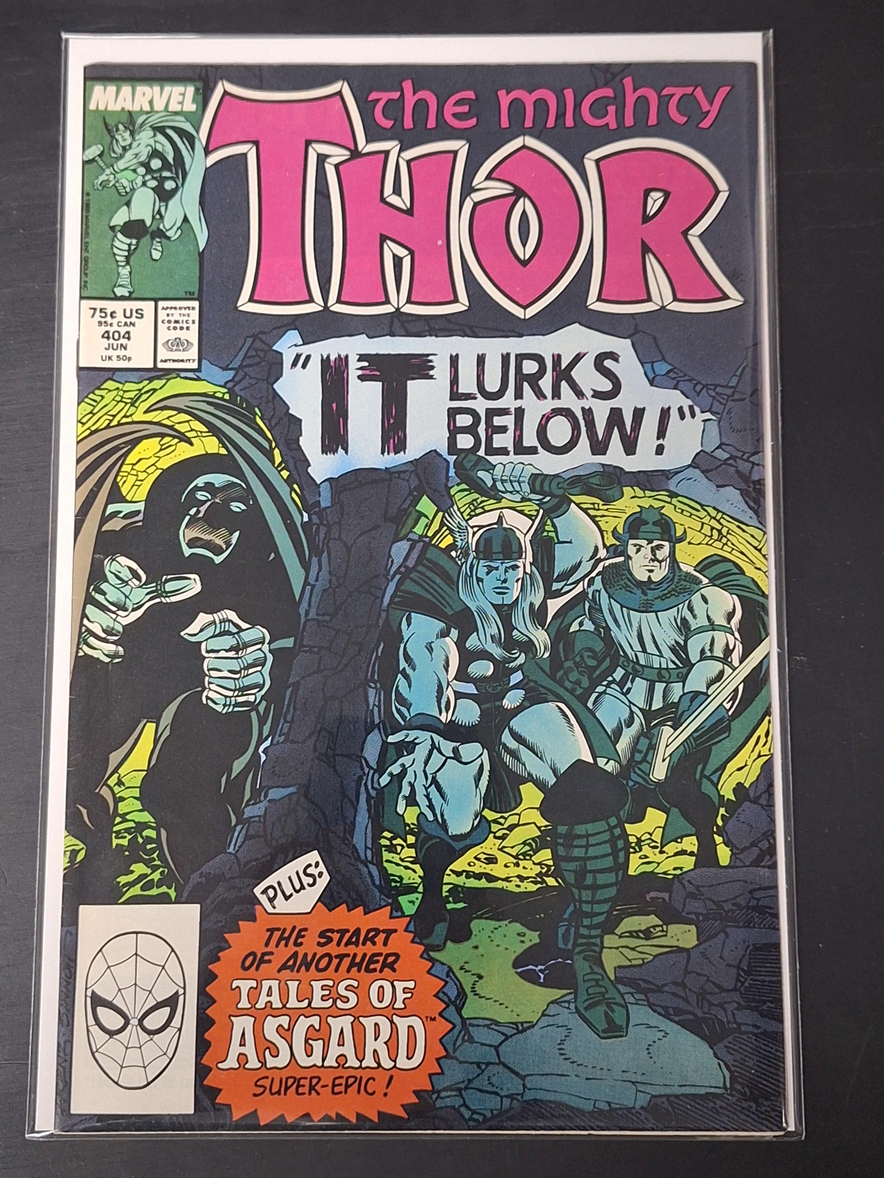 Thor 404 Marvel 1989 1st Crimson Hawks