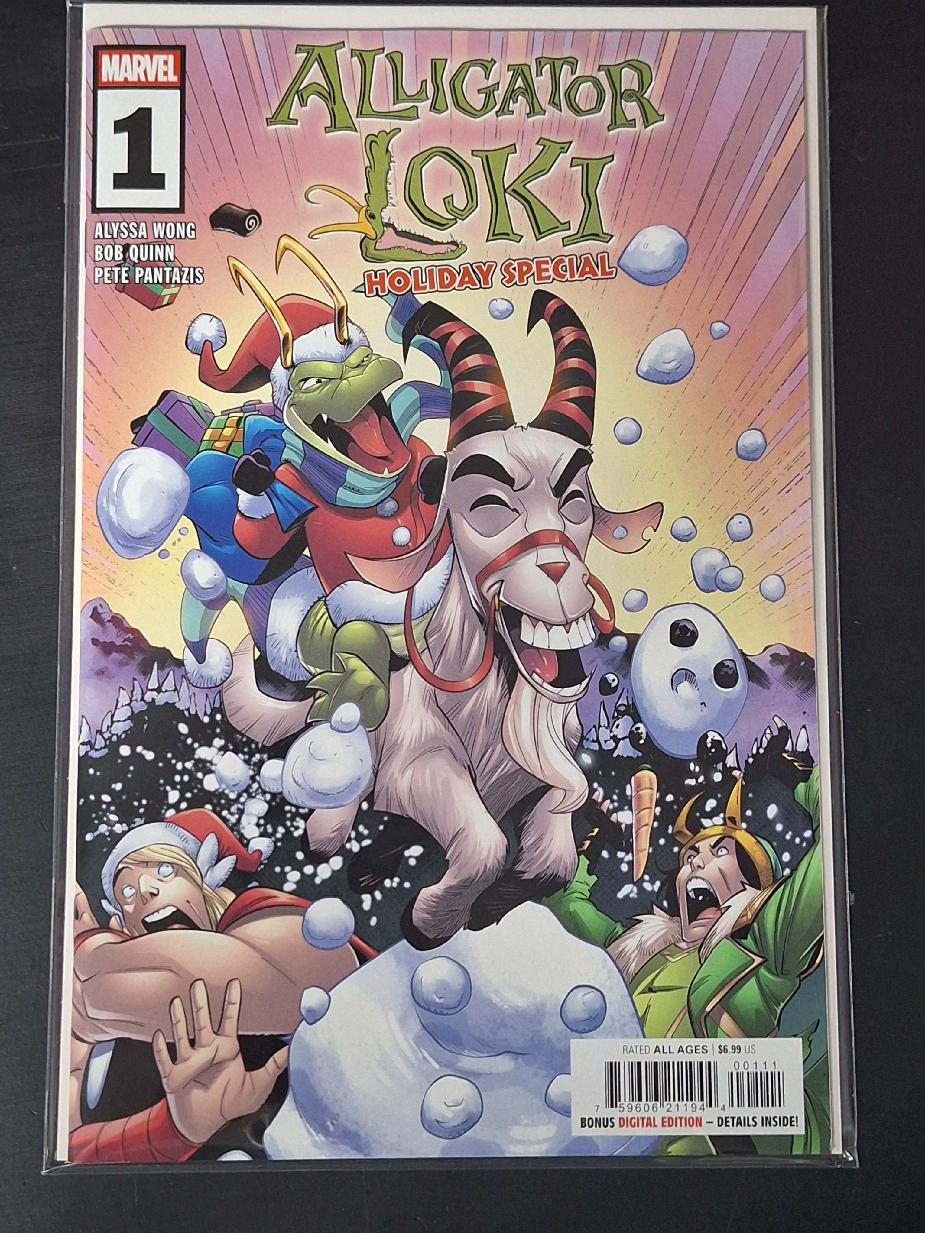 Alligator Loki Holiday Special 1 Marvel 2024 Cover A