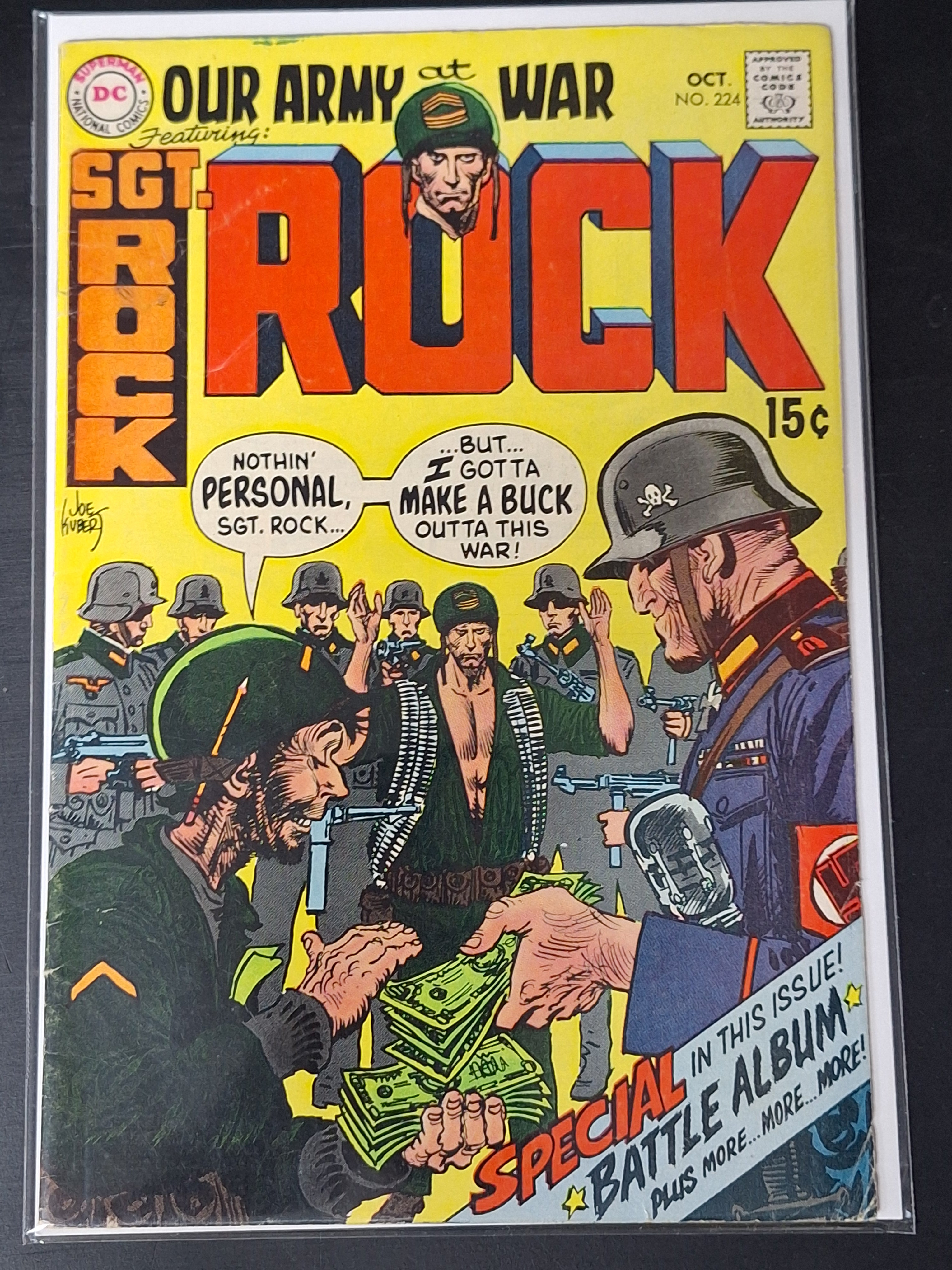 Our Army At War 224 DC 1970 Sgt. Rock