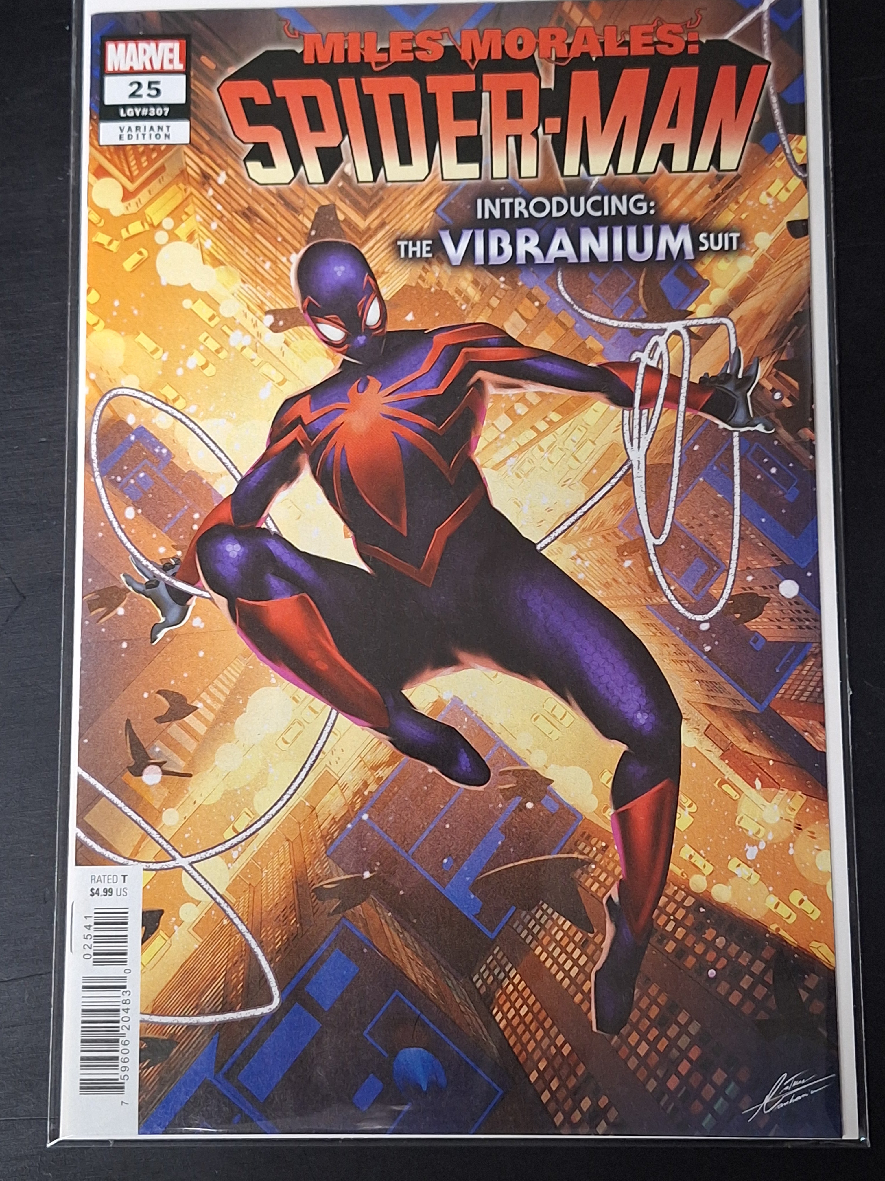 Miles Morales: Spider-Man 25 Marvel 2024 New Costume Variant