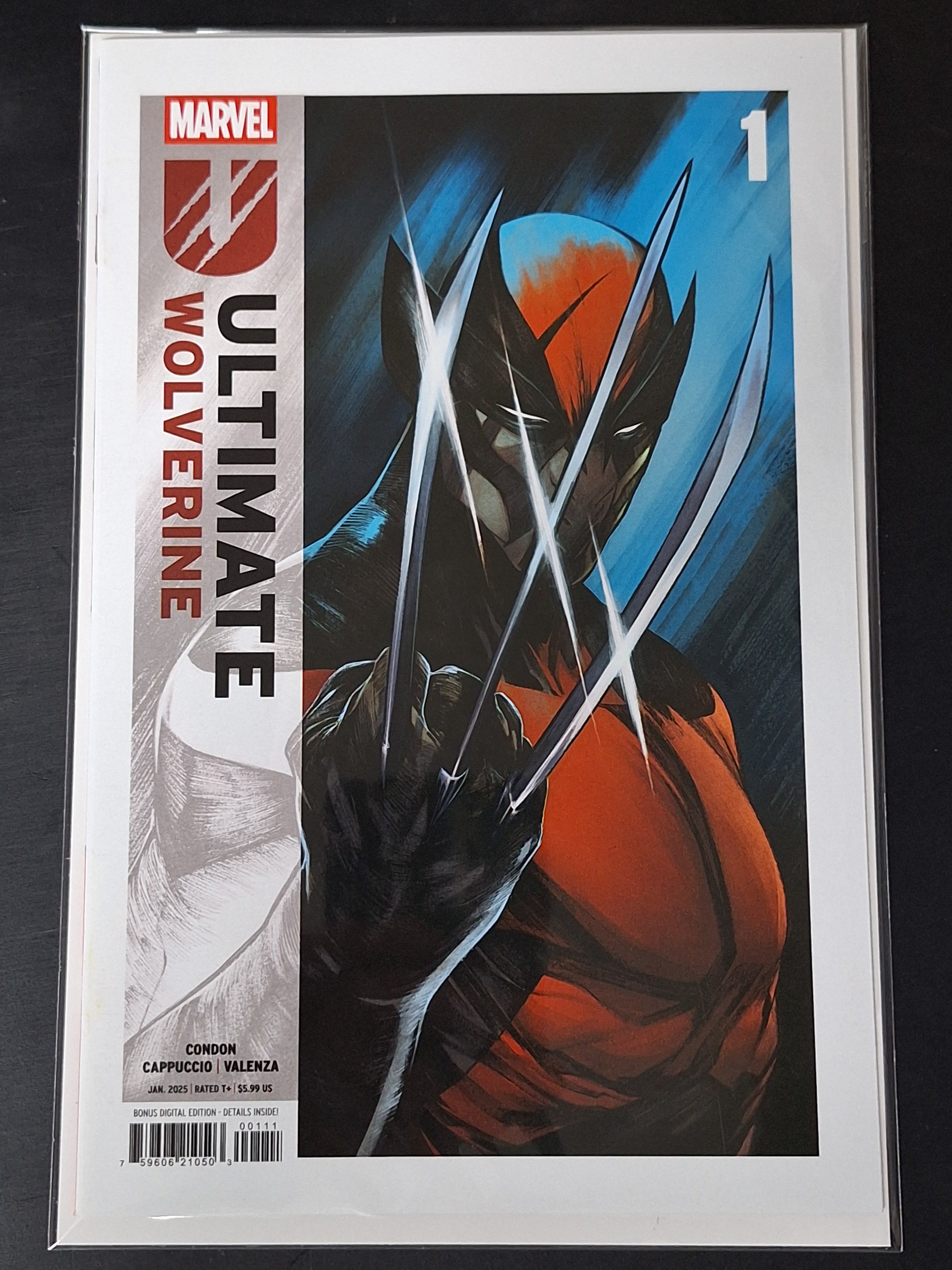 Ultimate Wolverine 1 Marvel 2025 Cover A Cappucio 1st Printing