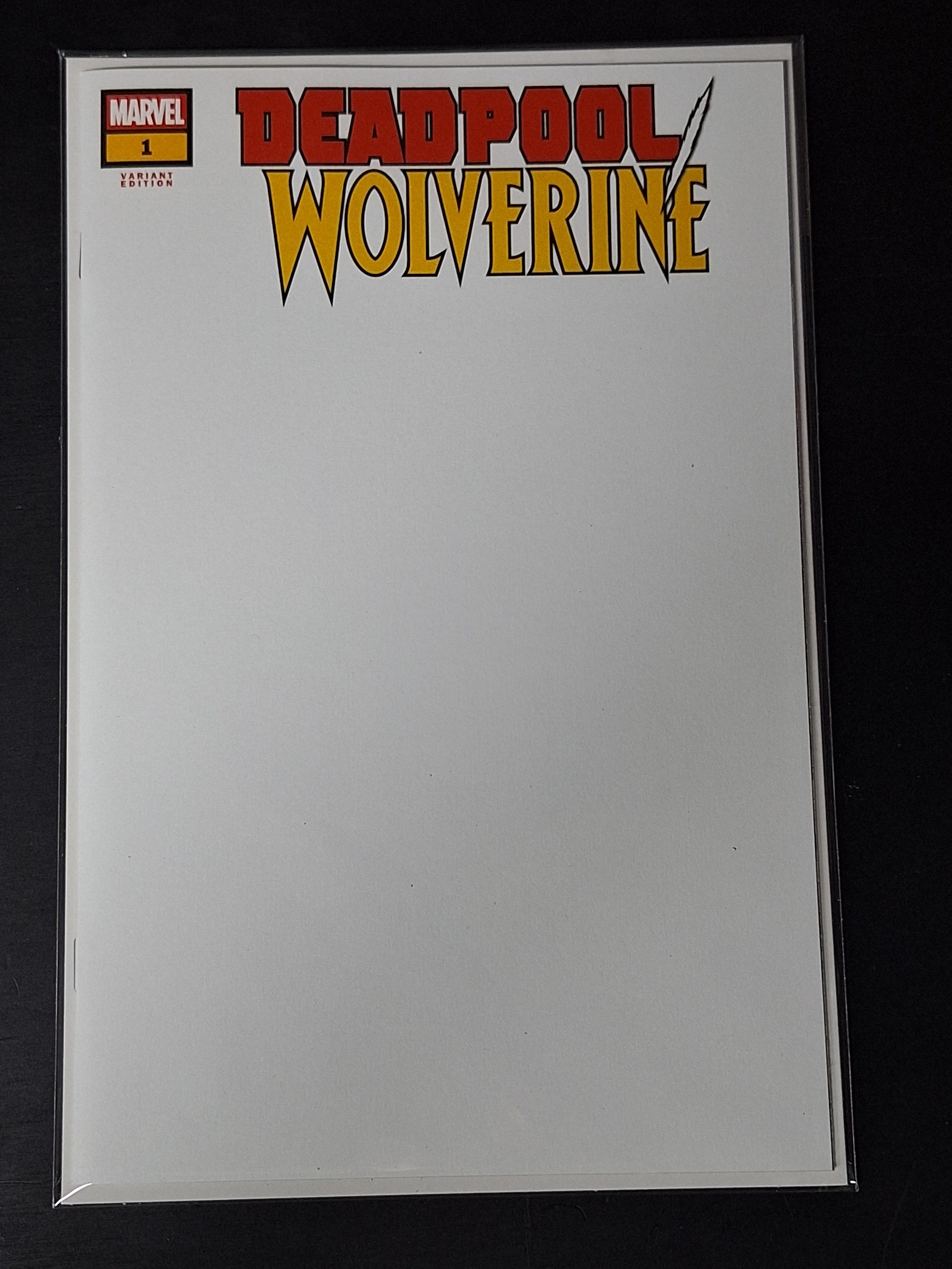 Deadpool / Wolverine 1 Marvel 2025 Blank Sketch Variant